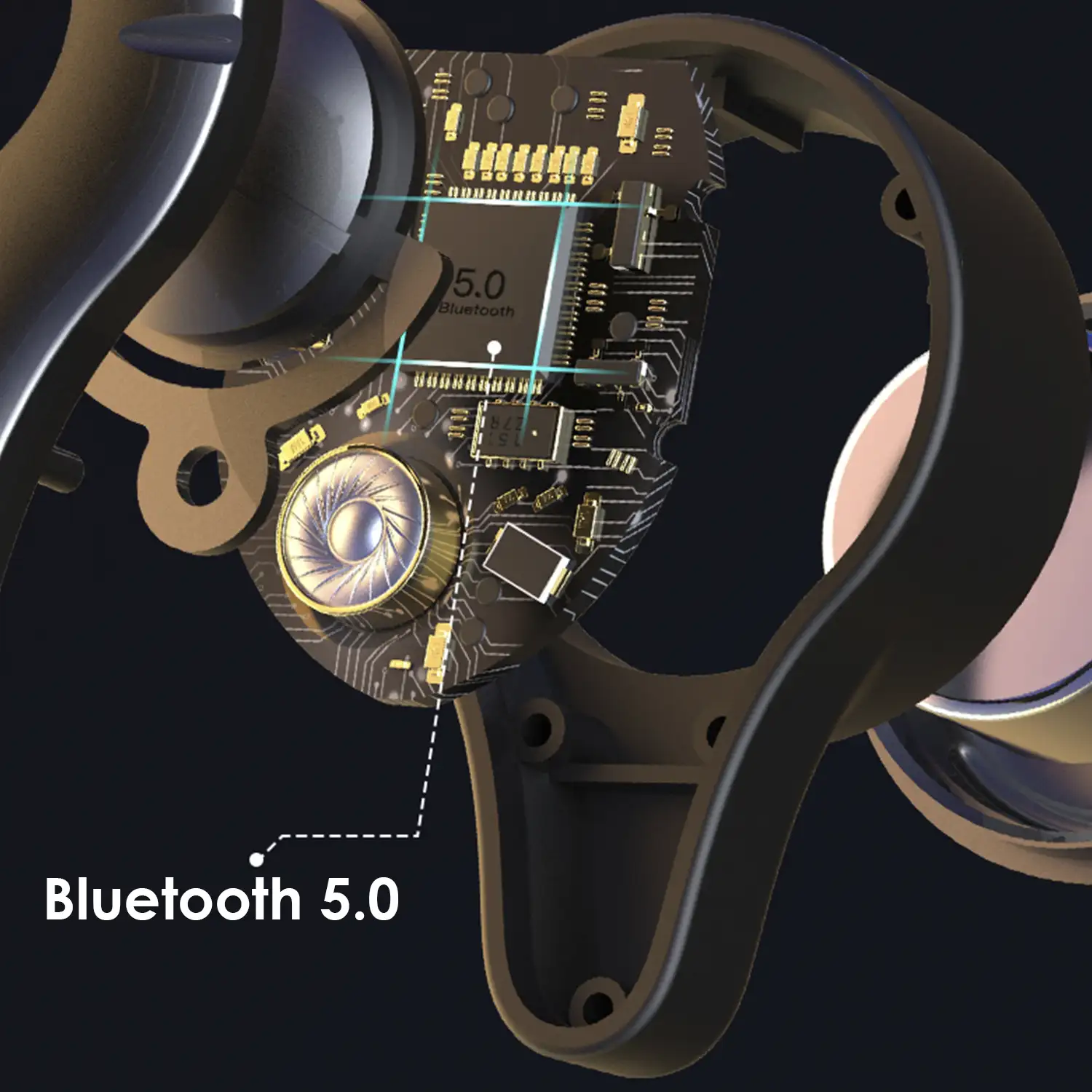 Auriculares TWS SE-16S Bluetooth 5.0, controles táctiles. Base de carga de 500mAh con pantalla.