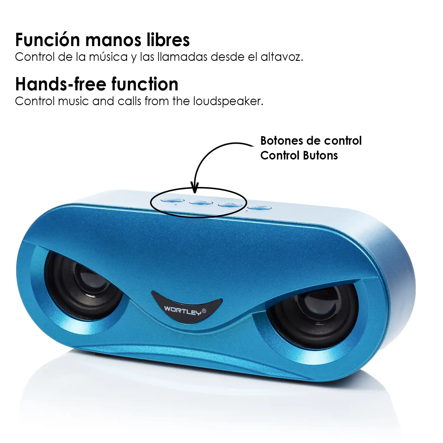 Altavoz M6 Bluetooth 5.0. Entrada USB, tarjeta micro SD y jack 3.5.