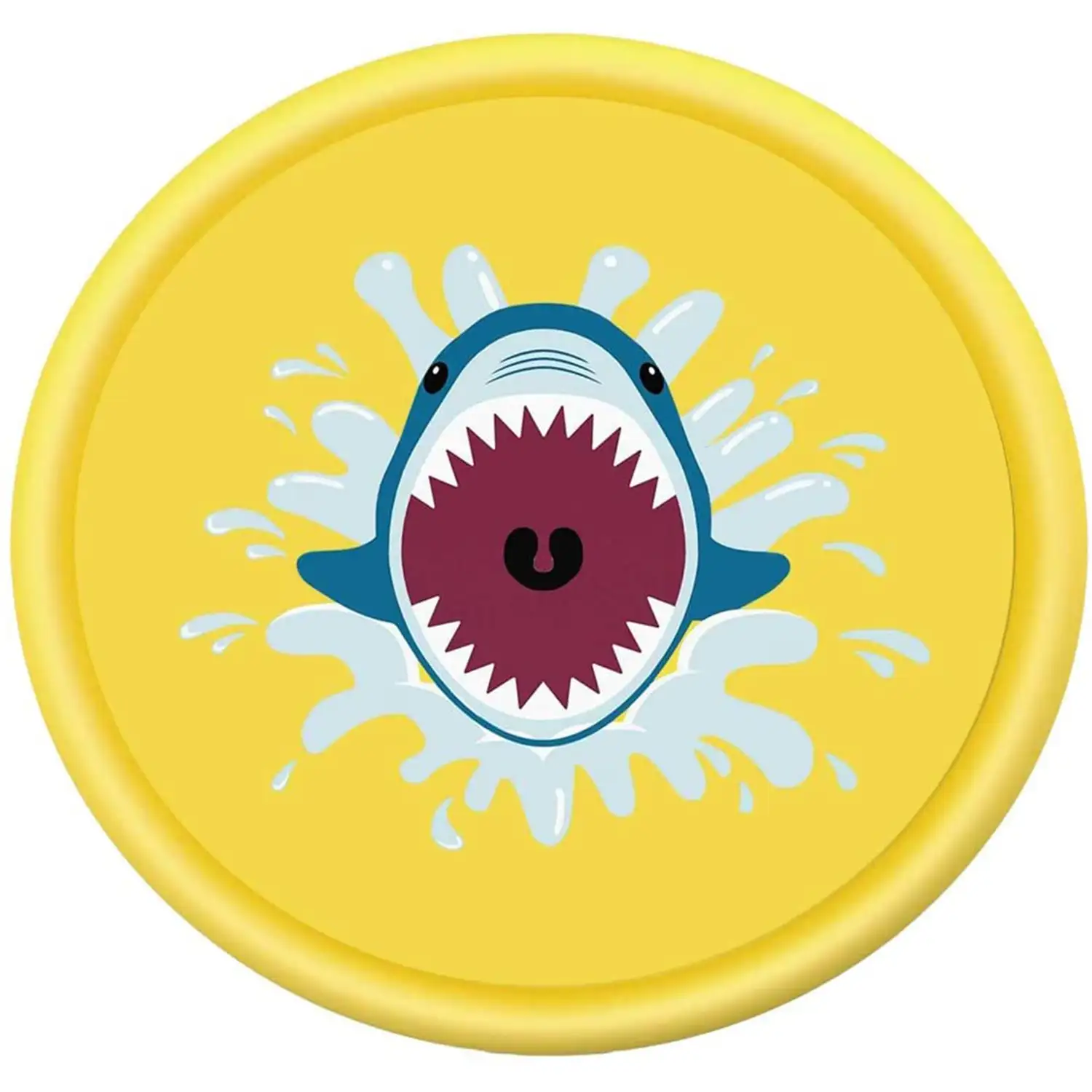 Splash Pad. Juguete inflable con aspersor de agua para jugar. 170cm de diámetro. Diseño tiburón.