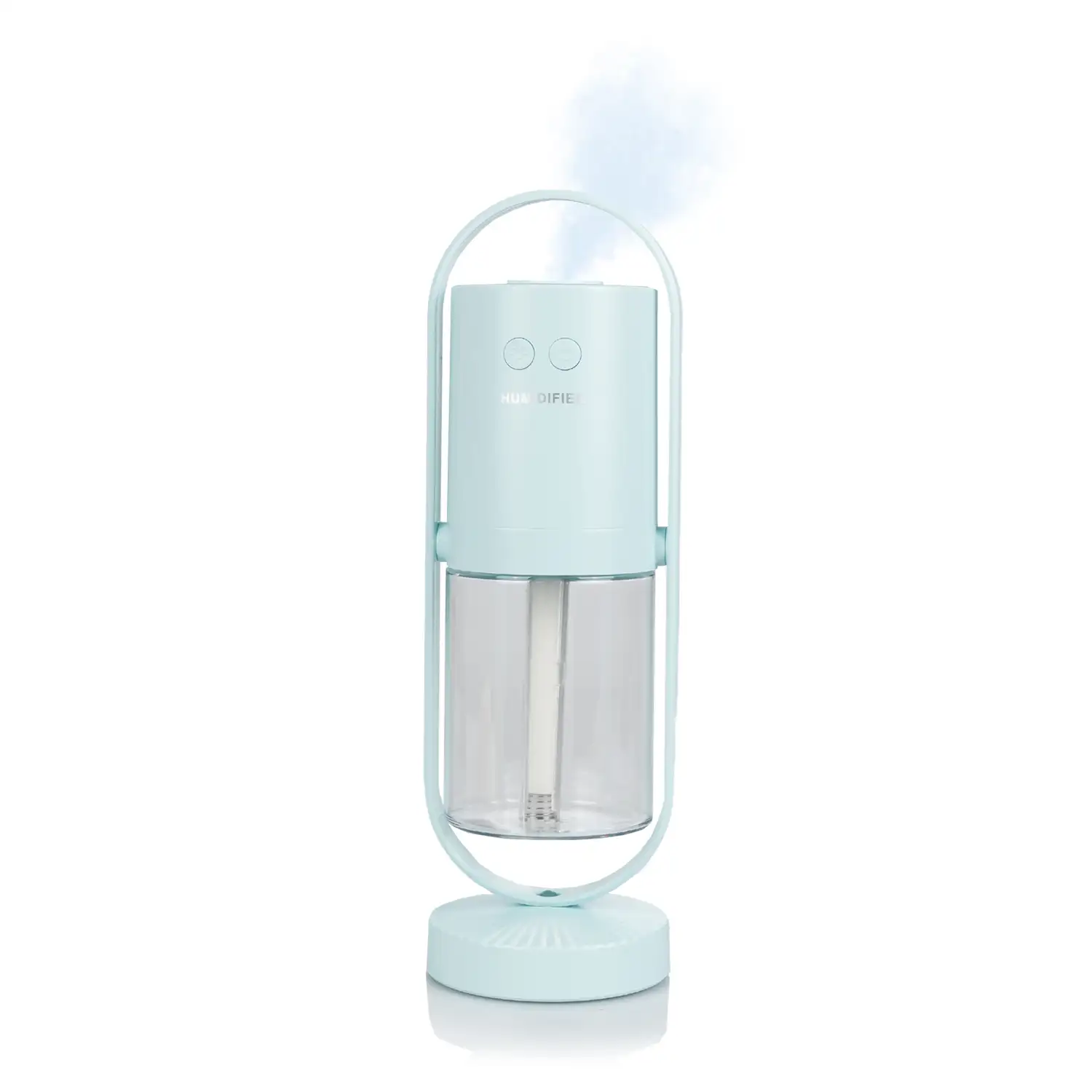 Humidificador multifunción de 200 ml con luces LED multicolor. Función esterilización, compatible con hidroalcohol.