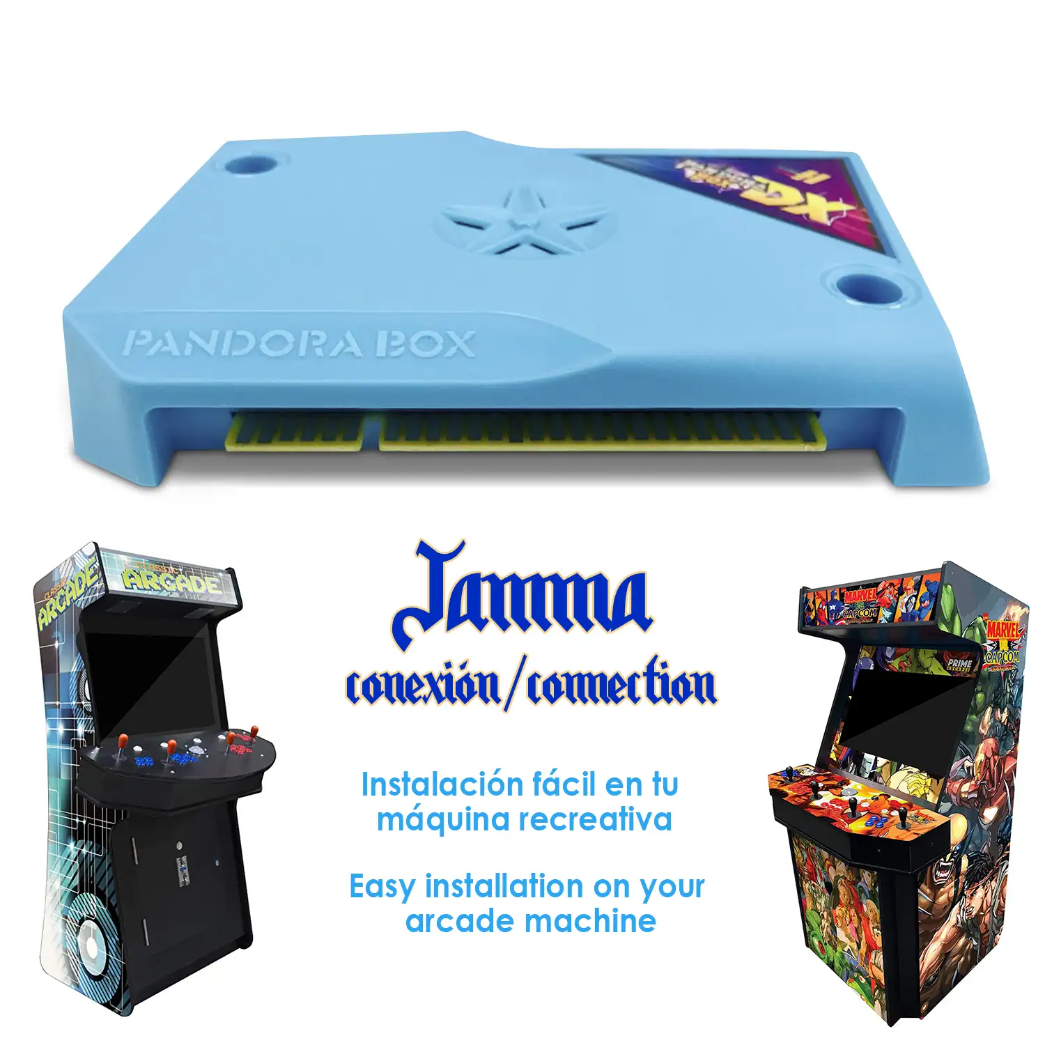 Pandoras Box DX Arcade Jamma Version. 3000 juegos, salida HDMI, JAMMA y VGA. HD720P. Para máquinas recreativas con conexión Jamma.