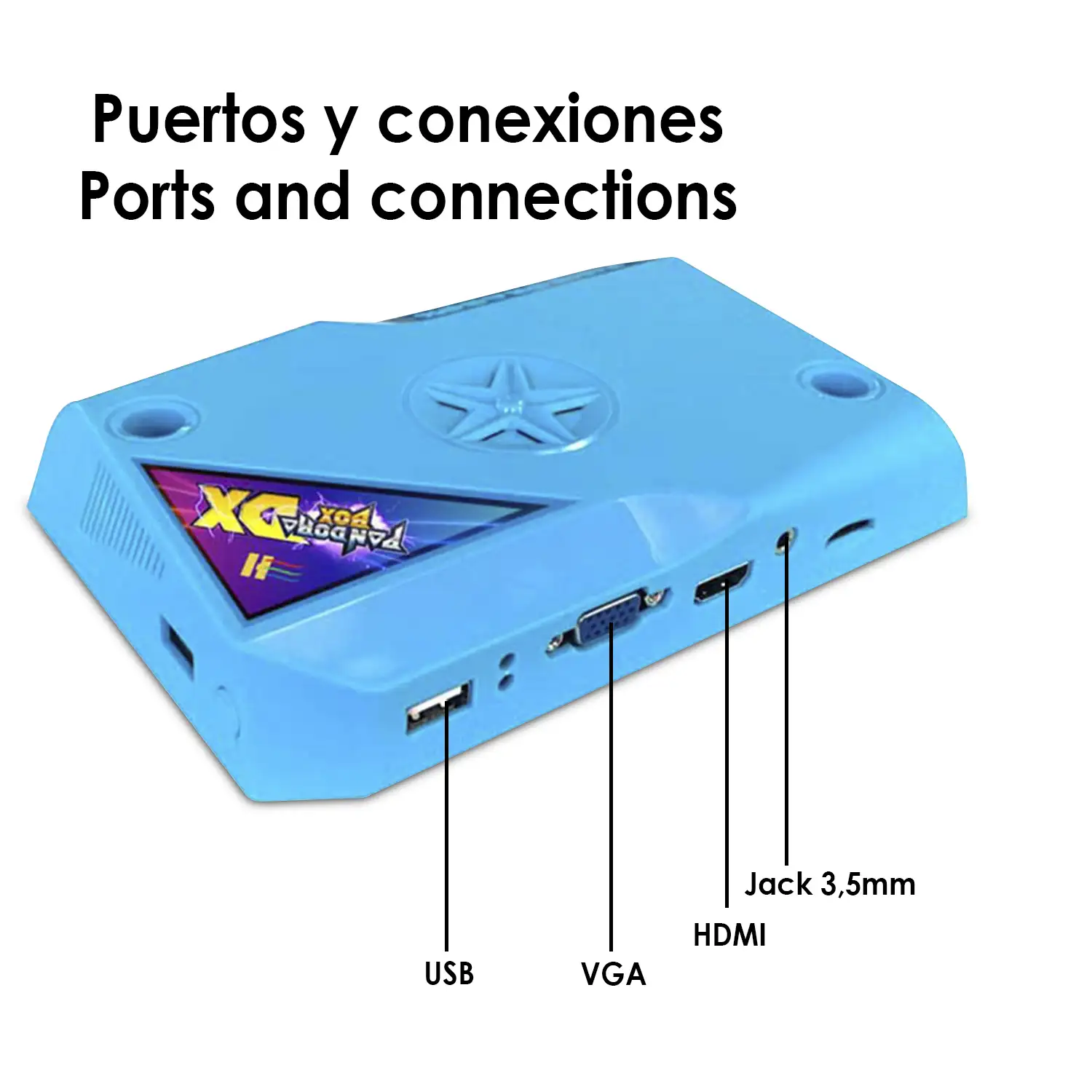 Pandoras Box DX Arcade Jamma Version. 3000 juegos, salida HDMI, JAMMA y VGA. HD720P. Para máquinas recreativas con conexión Jamma.