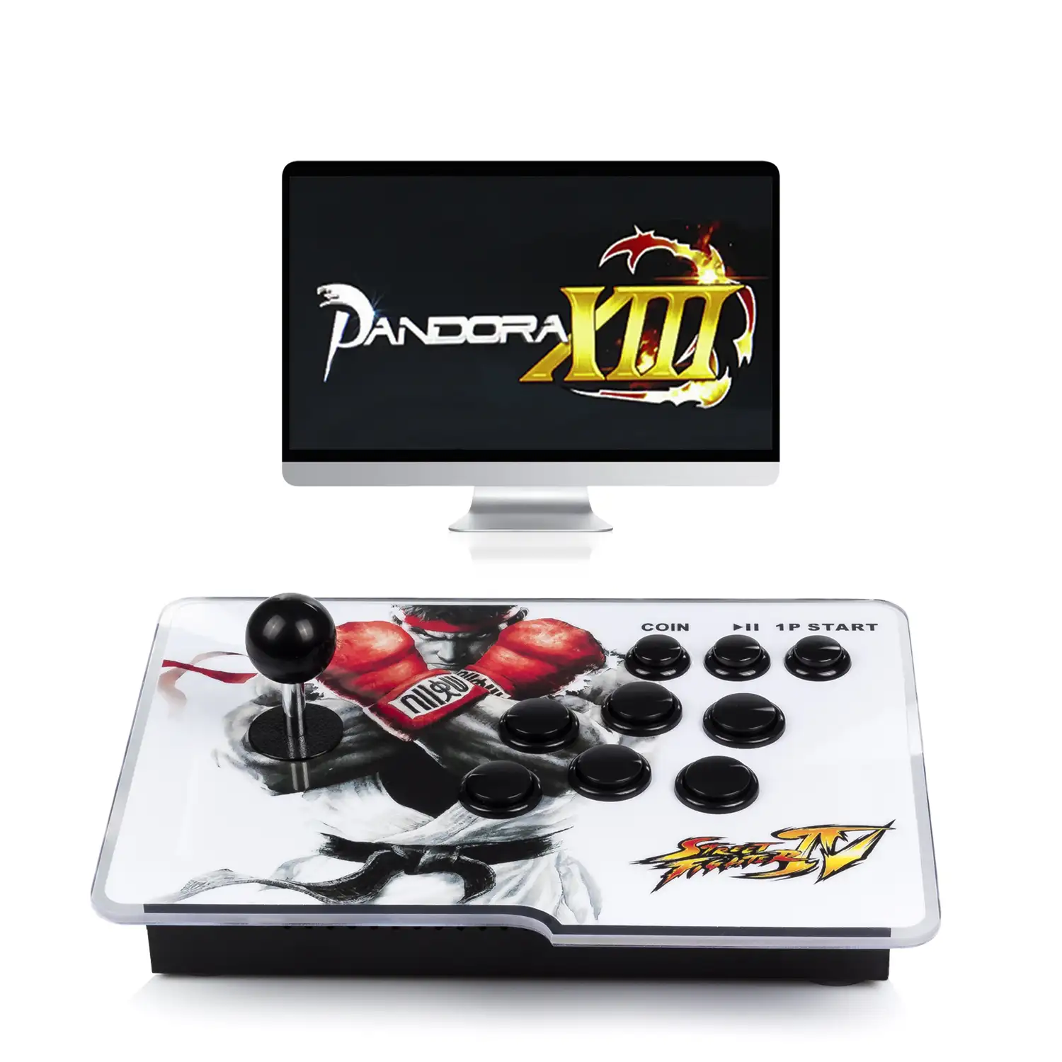 Pandoras Box 13 con 5568 juegos clásicos, en 2D y 3D. Conexión USB/HDMI/VGA. Emulador consola arcade clásica.