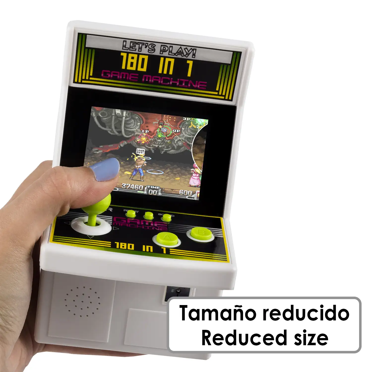 Consola Arcade SY-518 máquina recreativa mini, portátil con 180 juegos. Pantalla 2,8 LCD.