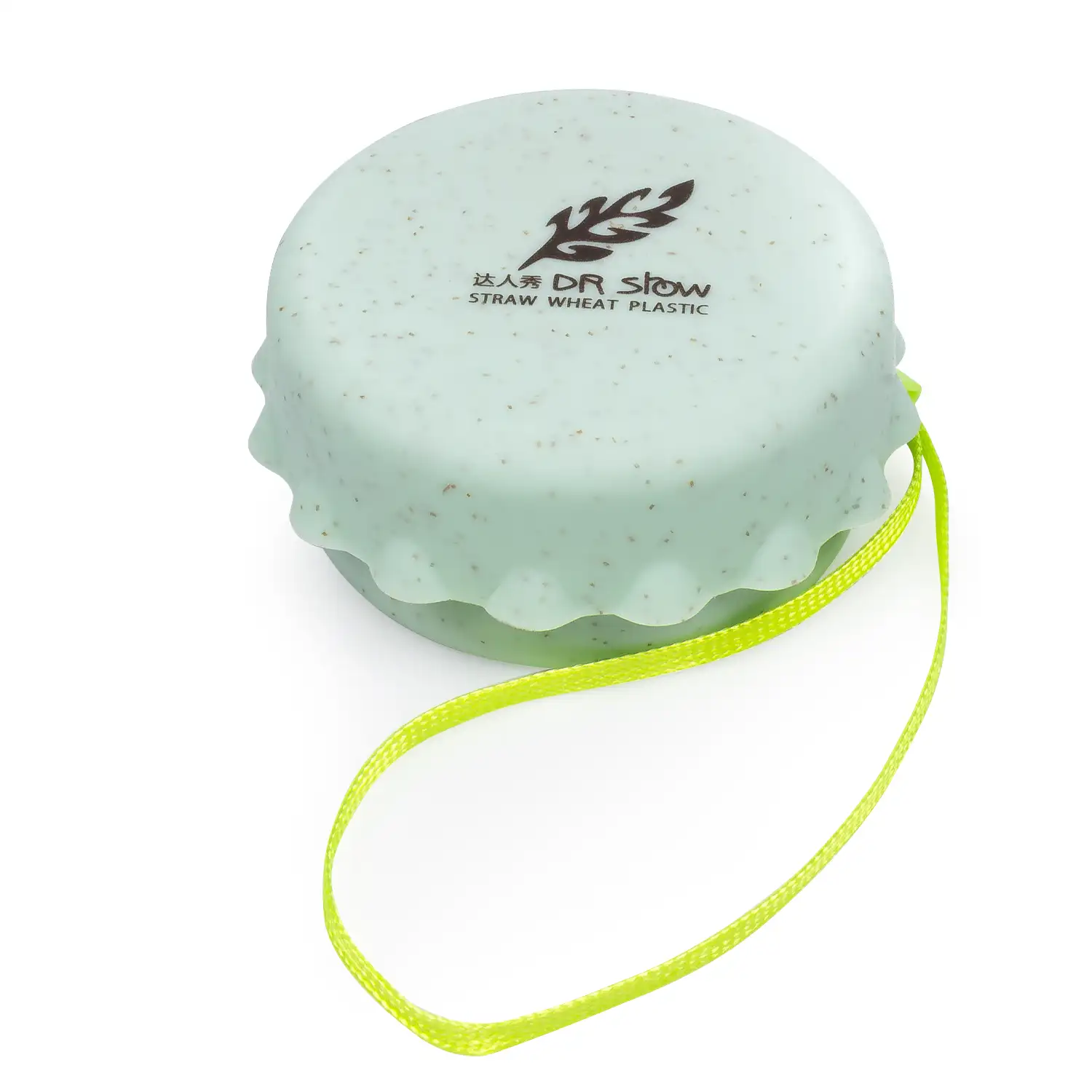 Vaso plegable de fibras naturales 130ml. Fabricado en caña de trigo, con lanyard para colgar.