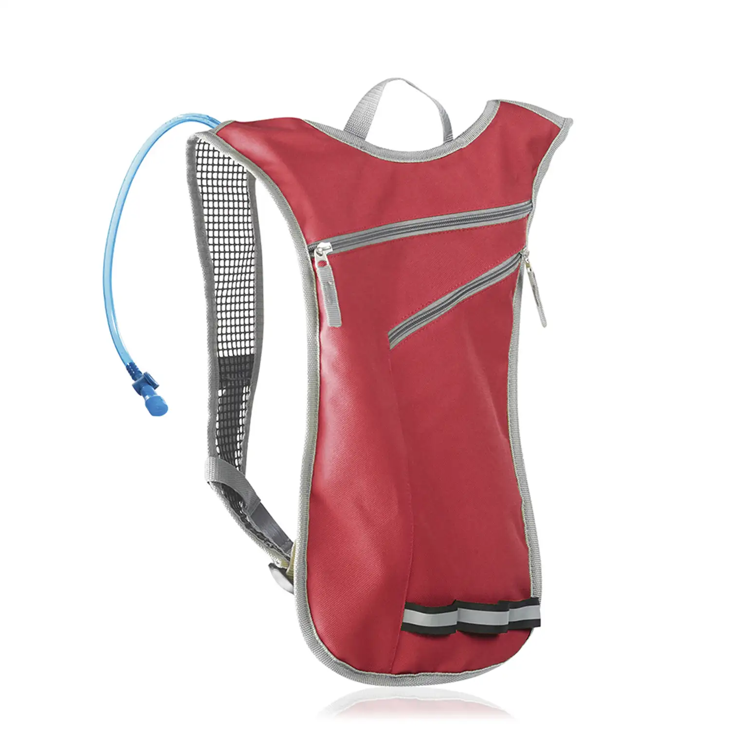 Mochila Hydrax tipo Camel con depósito interno extraíble de 2 litros. Cintas transpirables y elásticos relfectantes.