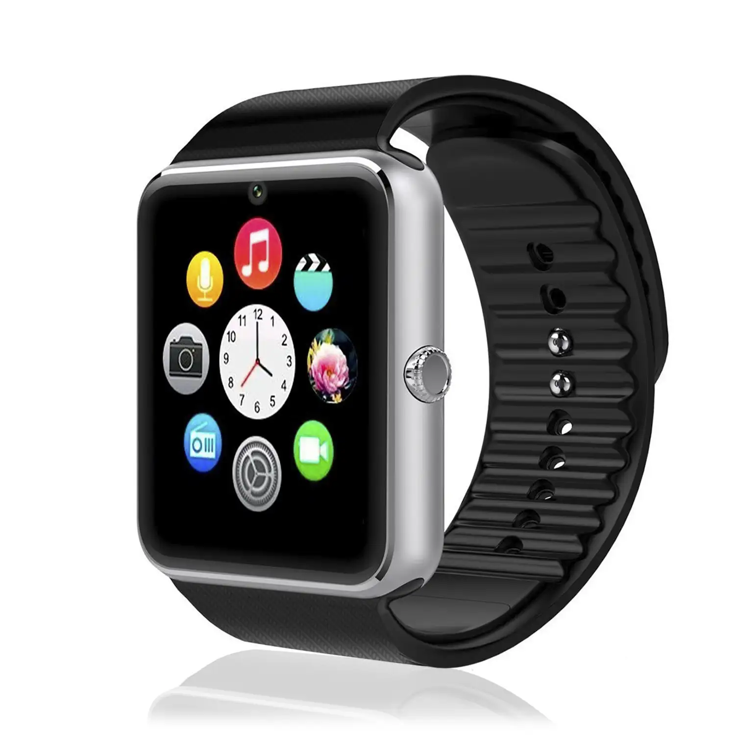 Smartwatch GT08+ con cámara, lector de Micro SD y SIM. Notificaciones para Android.