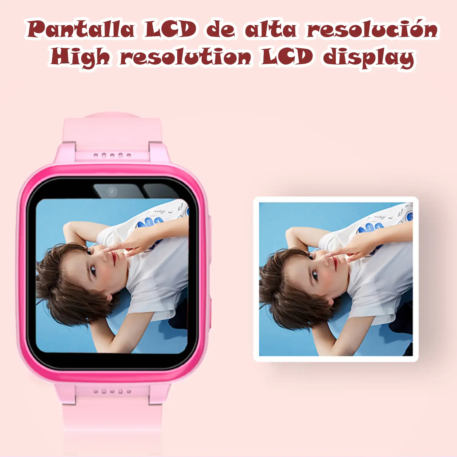 Smartwatch infantil Y90 con c mara de fotos y video 6 juegos