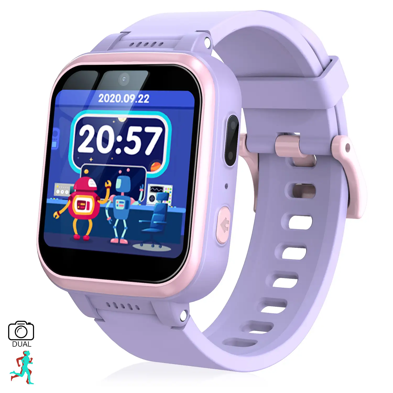 Smartwatch infantil Y90 con cámara de fotos y video, 6 juegos