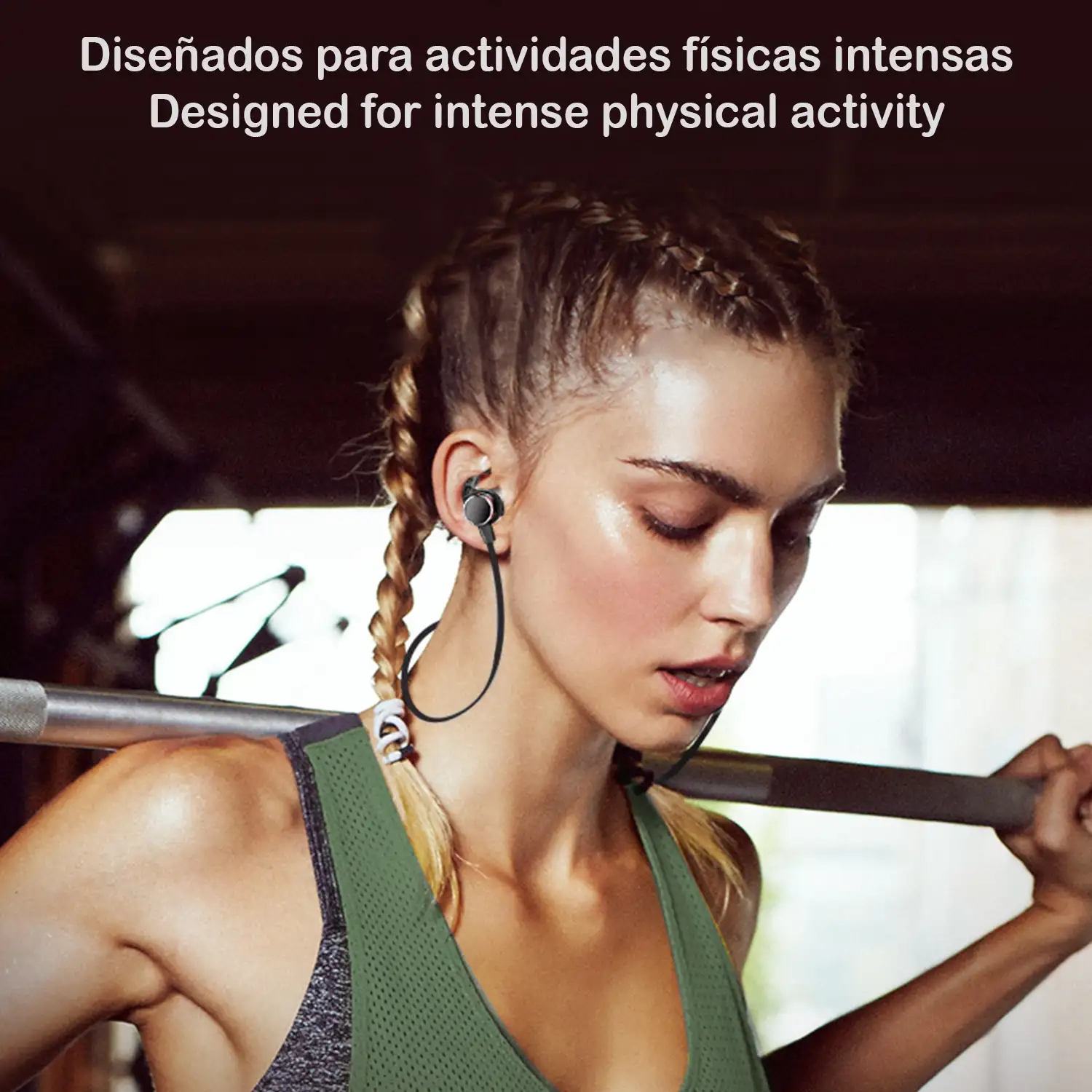 Auriculares deportivos Bluetooth 4.1 KDK09 magnéticos metálicos. Apagado inteligente.