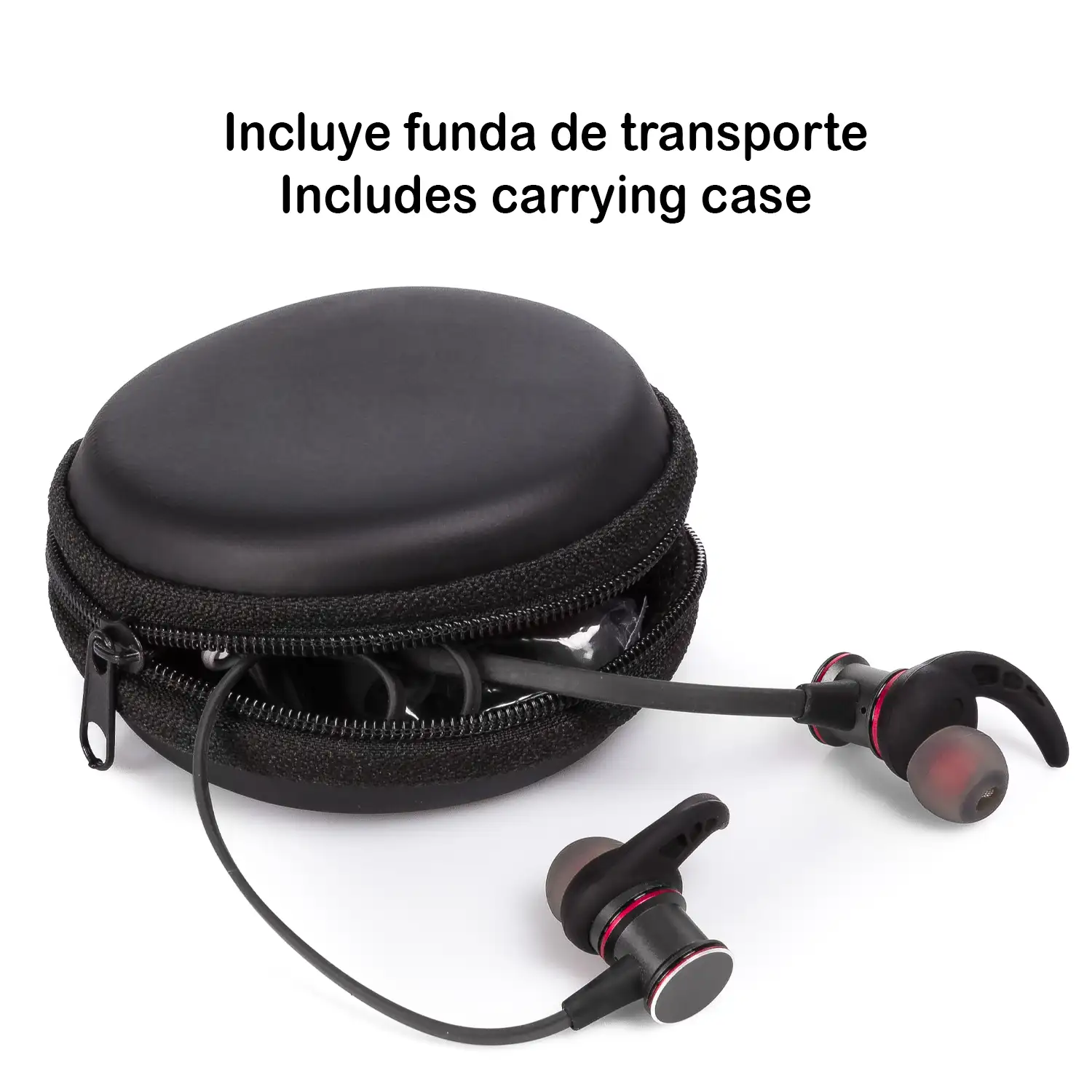 Auriculares deportivos Bluetooth 4.1 KDK09 magnéticos metálicos. Apagado inteligente.