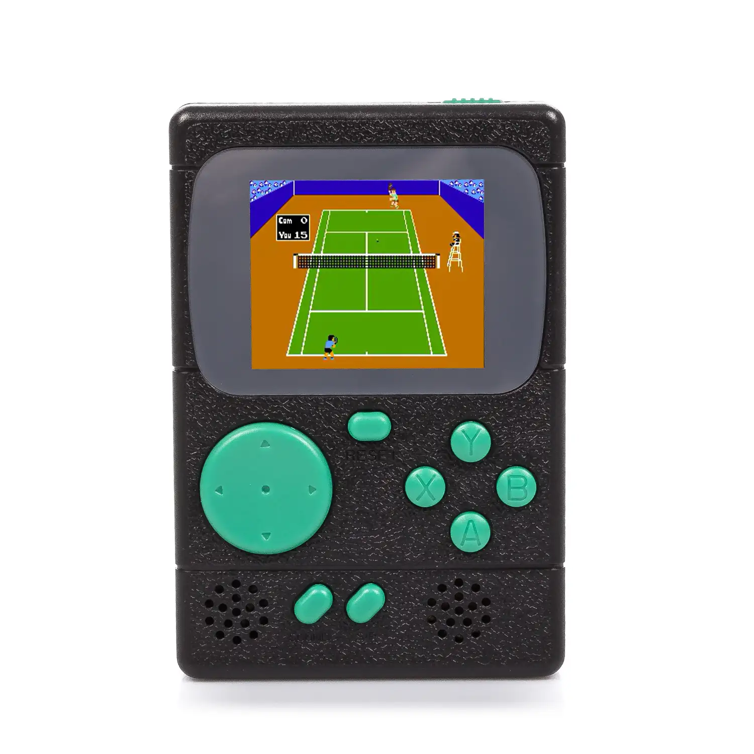 Mini consola portátil retro Pocket Player con 198 juegos de 8 bits, pantalla de 2 pulgadas.