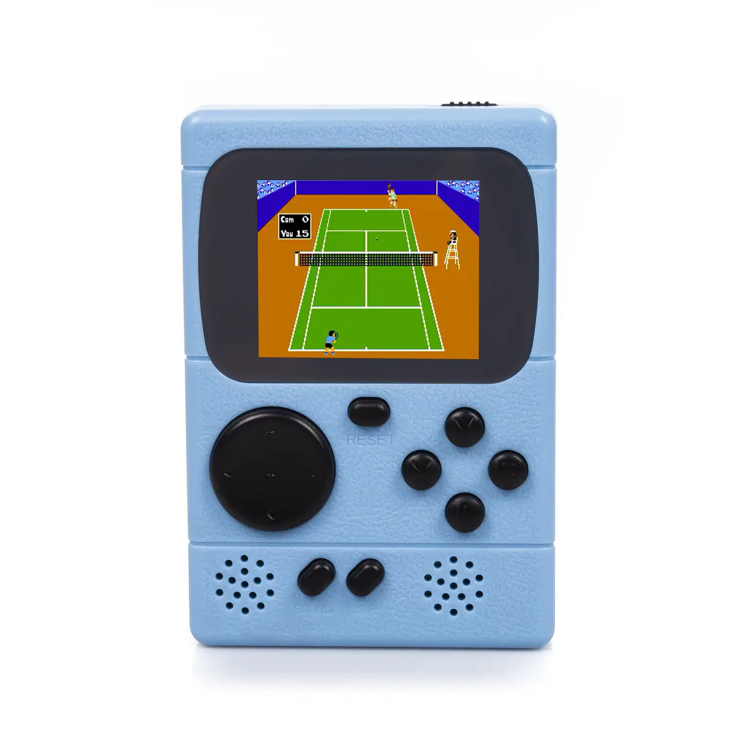 Mini consola portátil retro Pocket Player con 198 juegos de 8 bits, pantalla de 2 pulgadas.