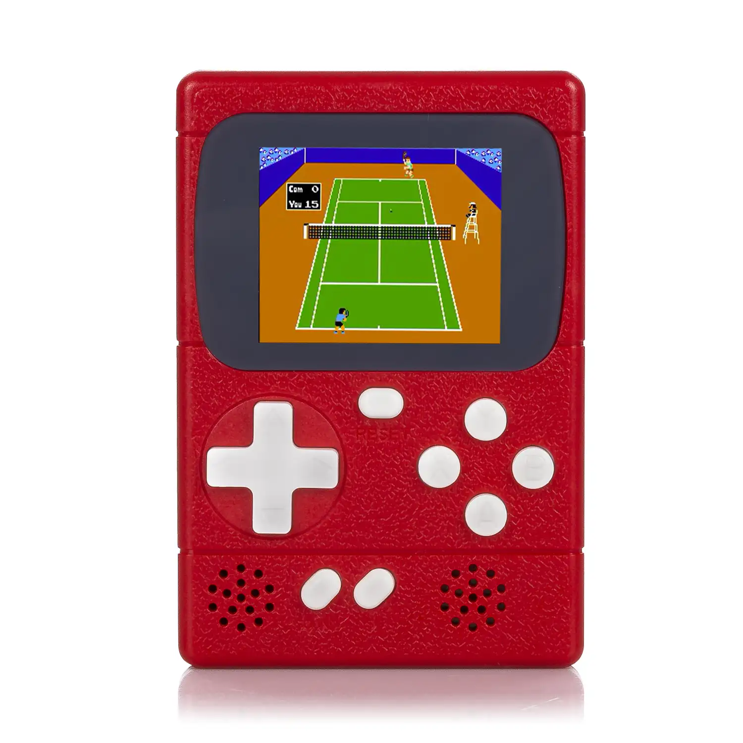 Mini consola portátil retro Pocket Player con 198 juegos de 8 bits, pantalla de 2 pulgadas.