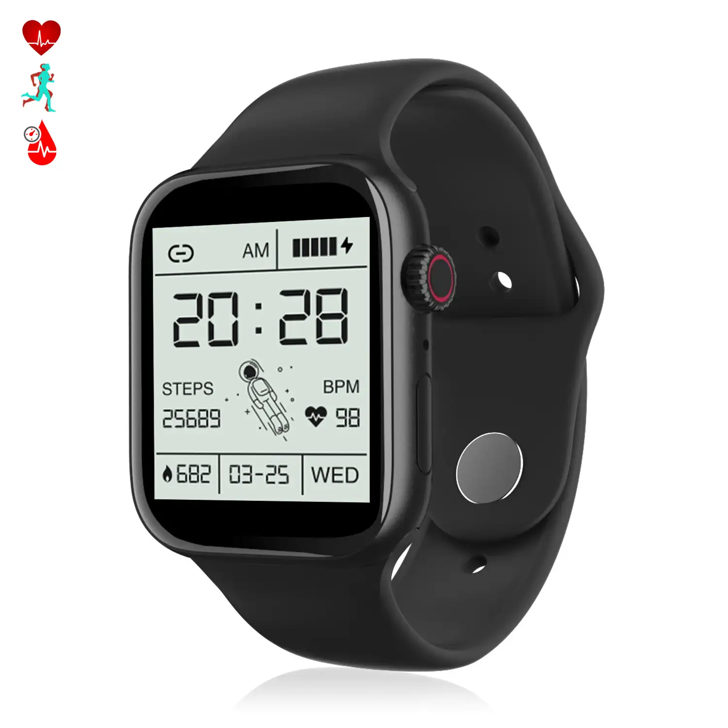 Smartwatch Z33 con monitor cardíaco, tensión y de O2 en sangre. 8 modos deportivos.