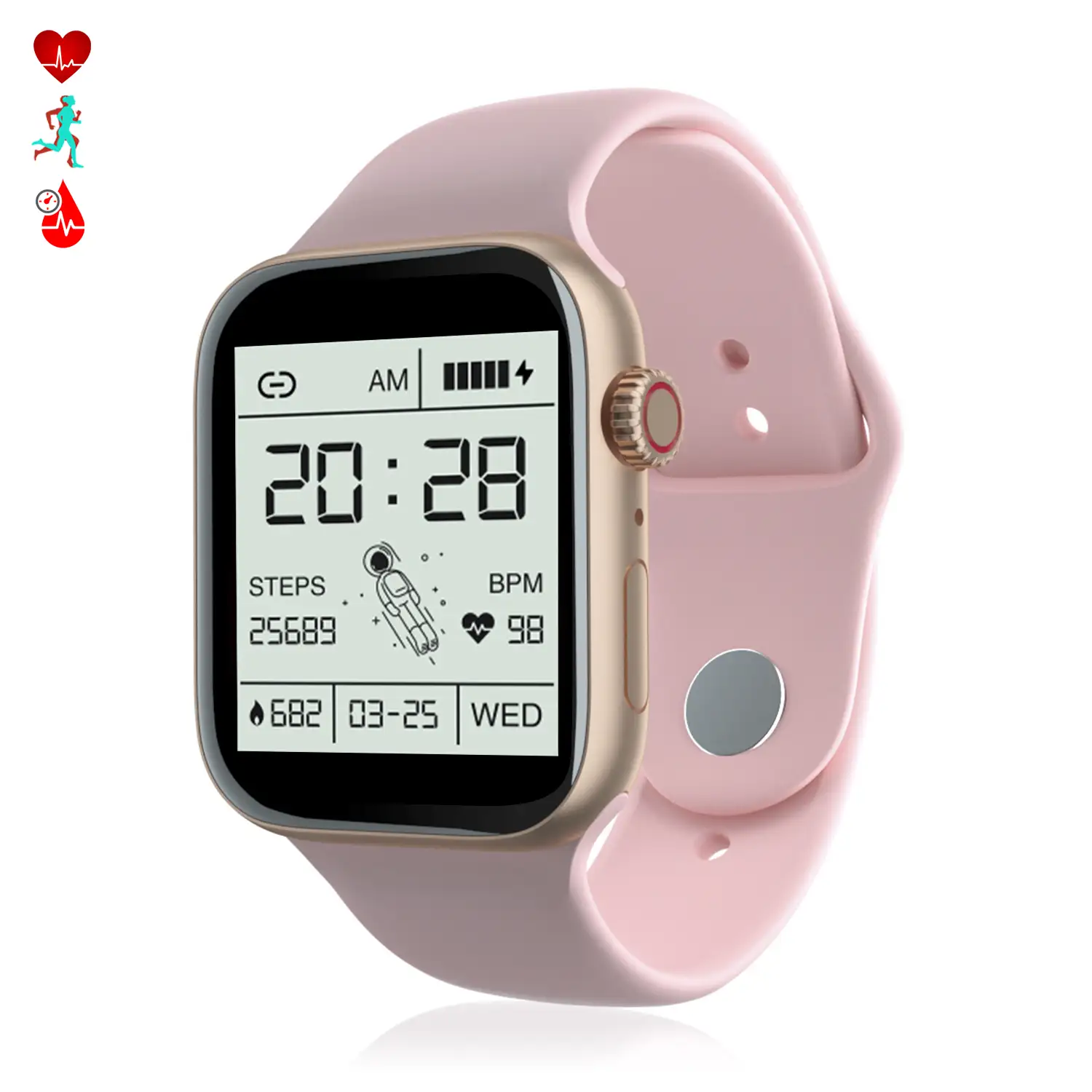 Smartwatch Z33 con monitor cardíaco, tensión y de O2 en sangre. 8 modos deportivos.