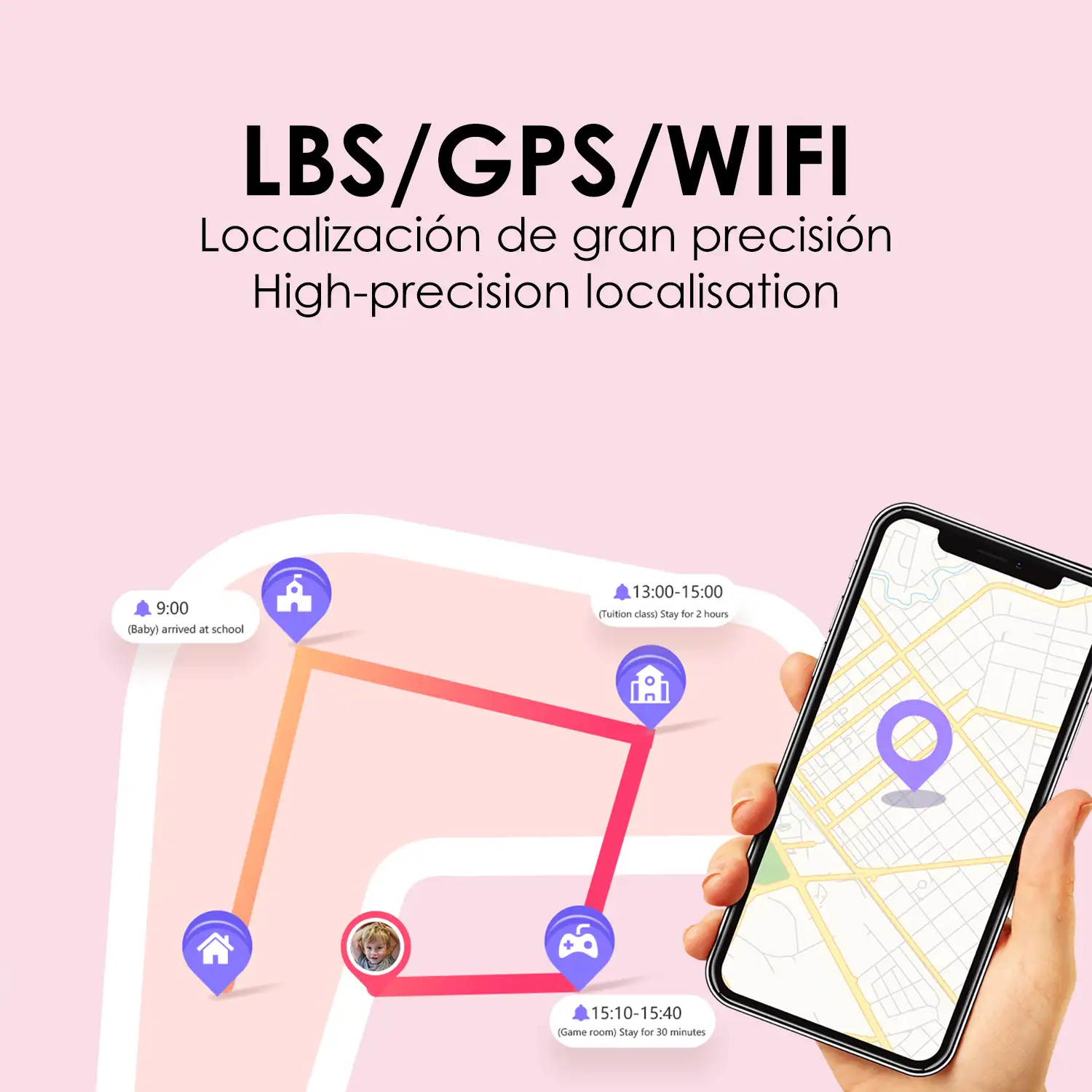 Smartwatch 4G GPS y Wifi LT21 para niños. Videollamadas, localizador y comunicación de 3 vías.