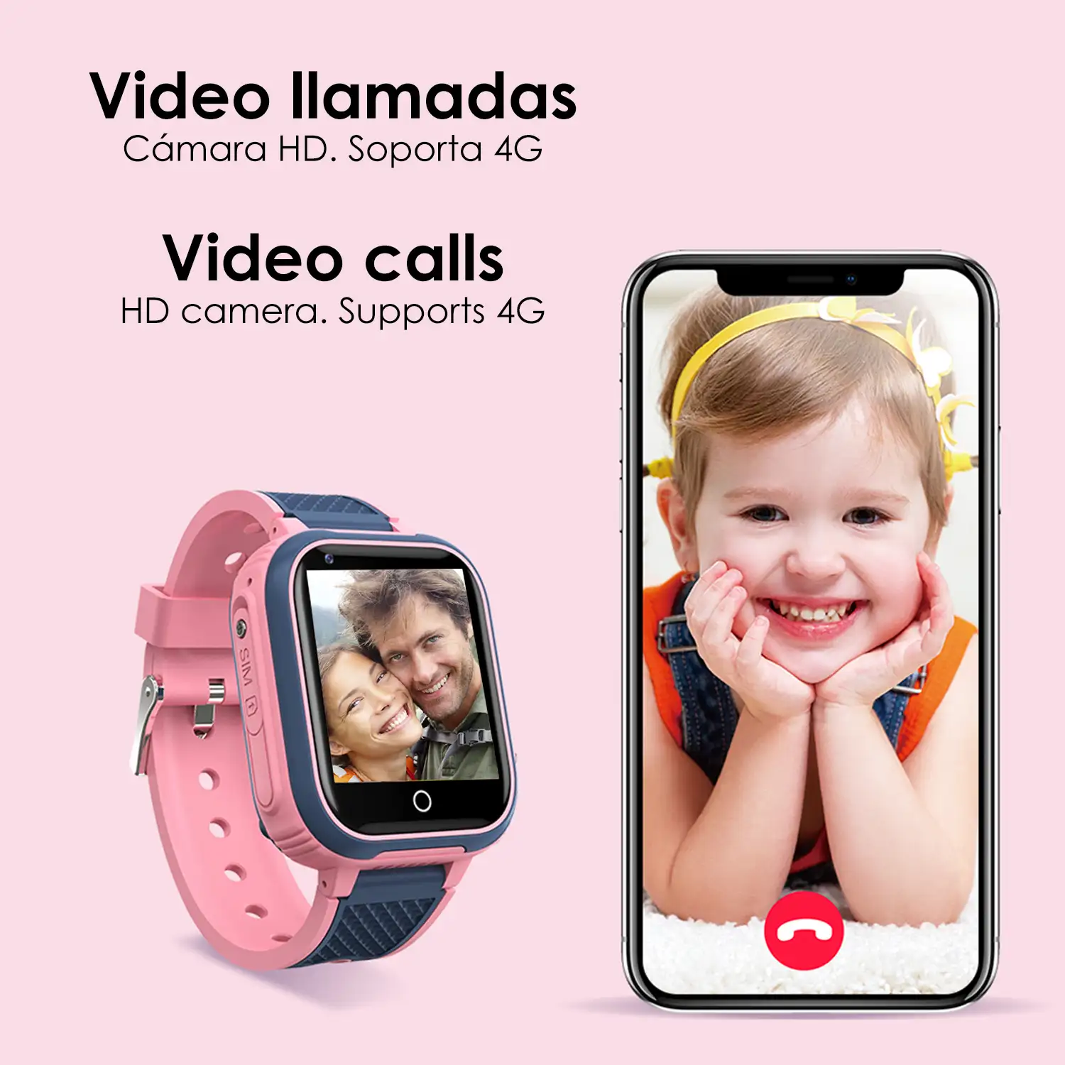 Smartwatch 4G GPS y Wifi LT21 para niños. Videollamadas, localizador y comunicación de 3 vías.