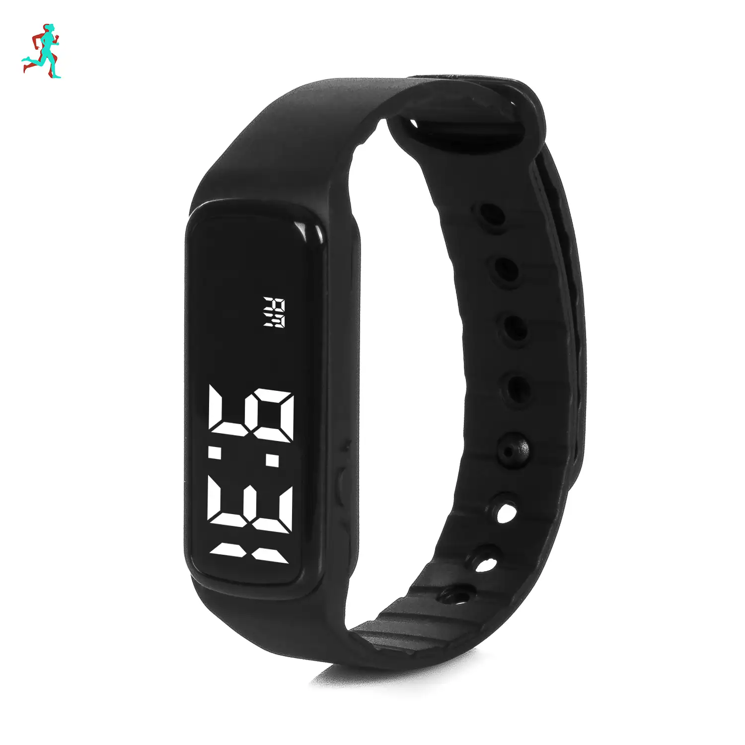 Brazalete inteligente CD5L con podómetro, alarma y cronómetro.