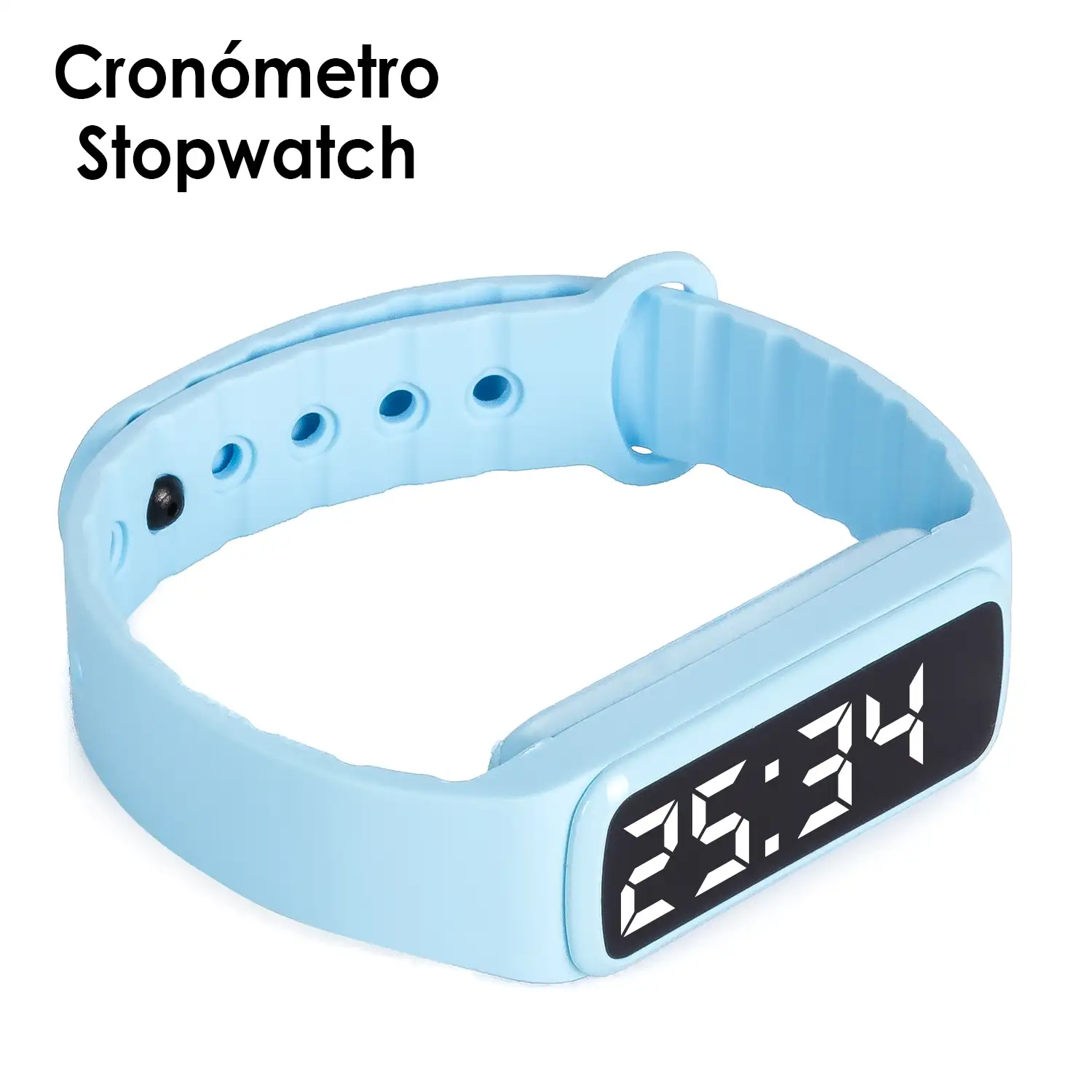 Brazalete inteligente CD5L con podómetro, alarma y cronómetro.