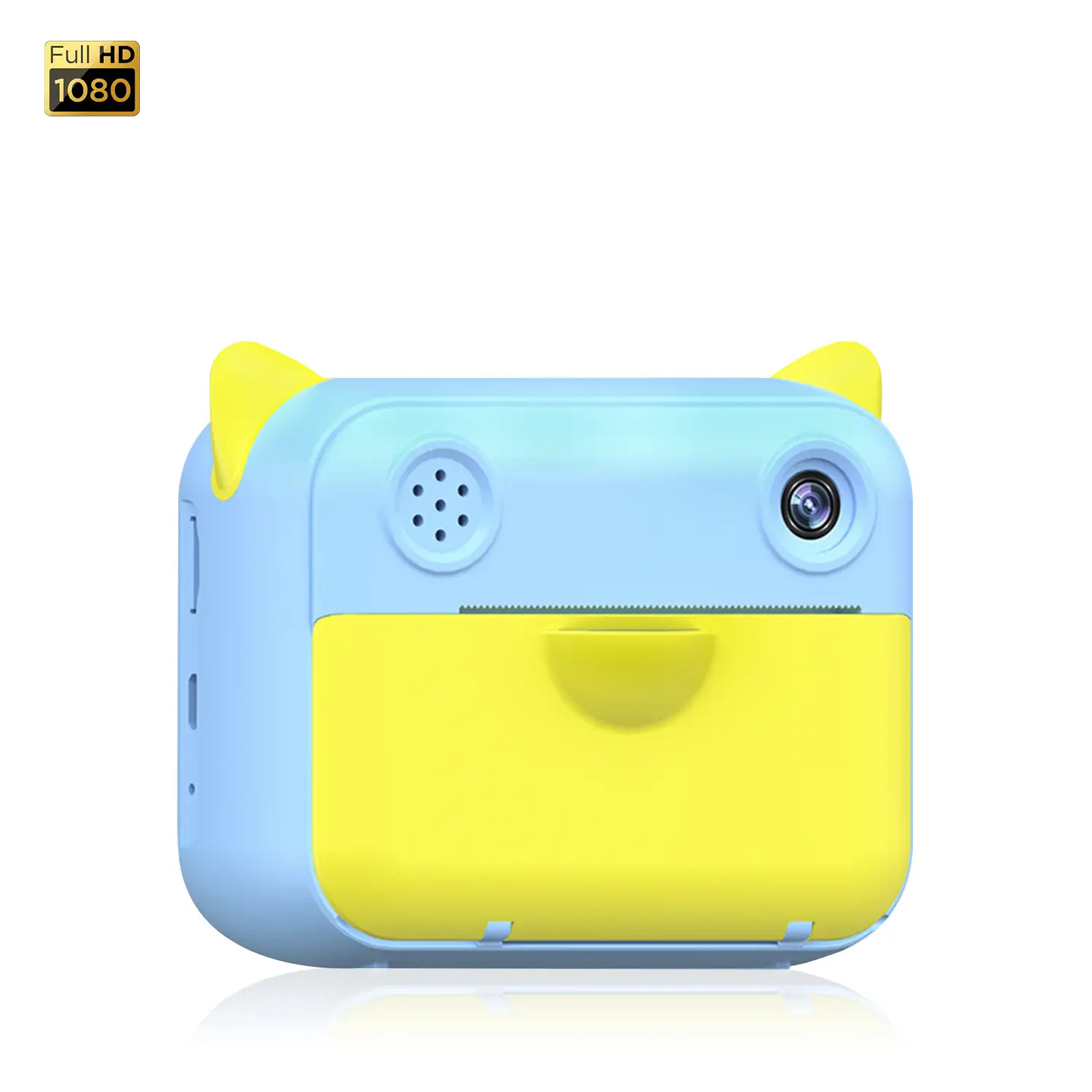 Cámara digital de fotos 12mpx y video FullHD para niños. Impresión instantánea de tus fotos preferidas. Doble cámara, para selfies.