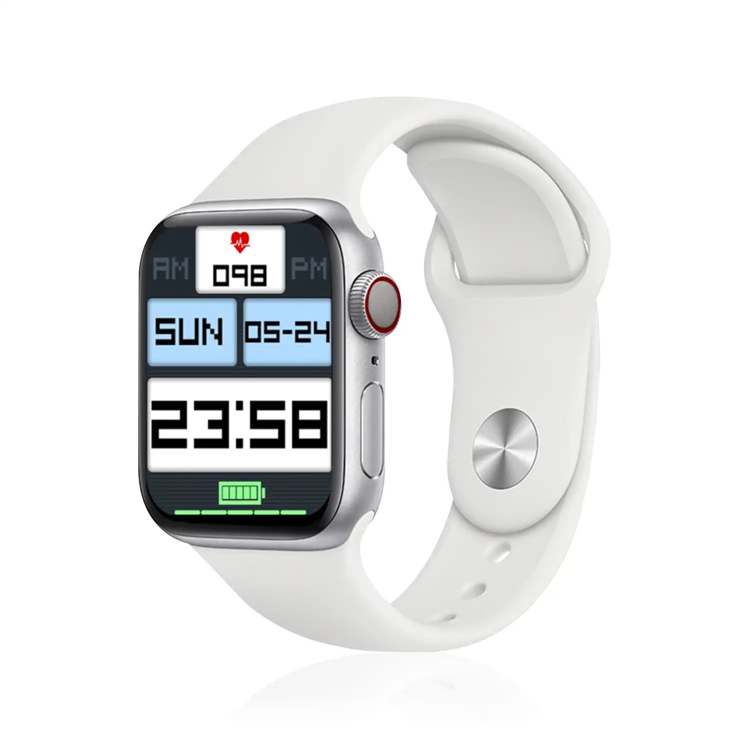 Smartwatch X8 Max con marcador y llamadas Bluetooth, termómetro corporal, monitor cardiaco y de tensión.