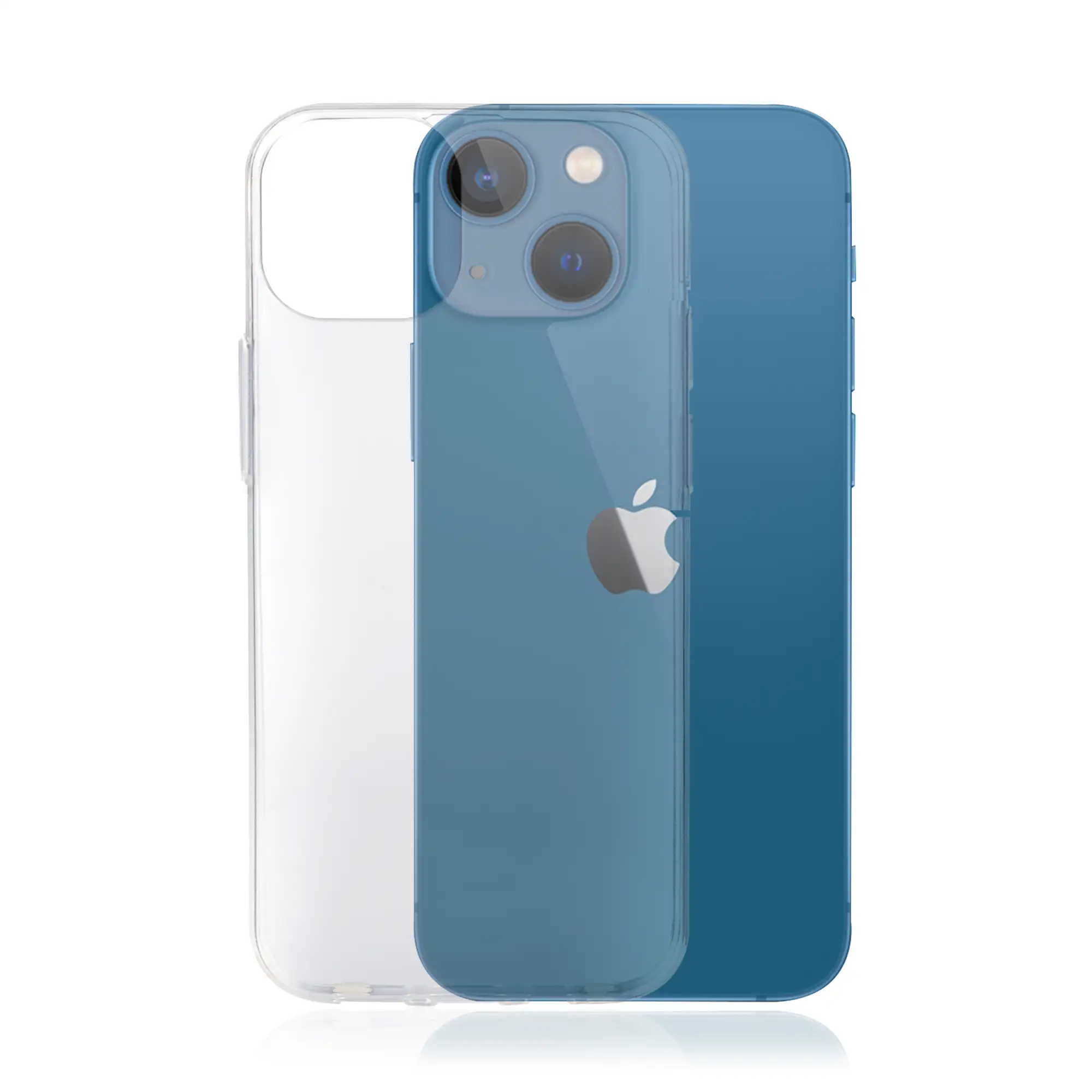 Carcasa Slim Crystal Clear de TPU transparente para iPhone 13 Mini.