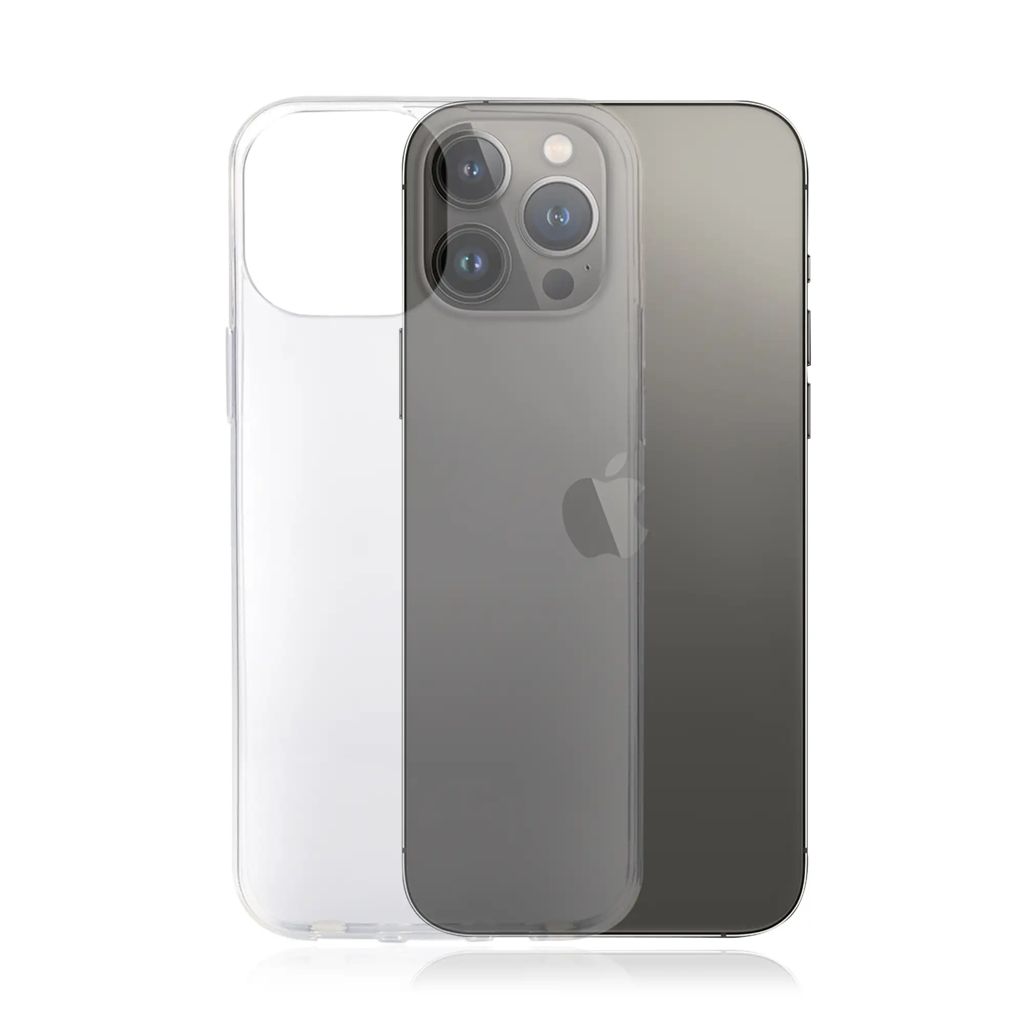Carcasa Slim Crystal Clear de TPU transparente para iPhone 13 Pro Max.