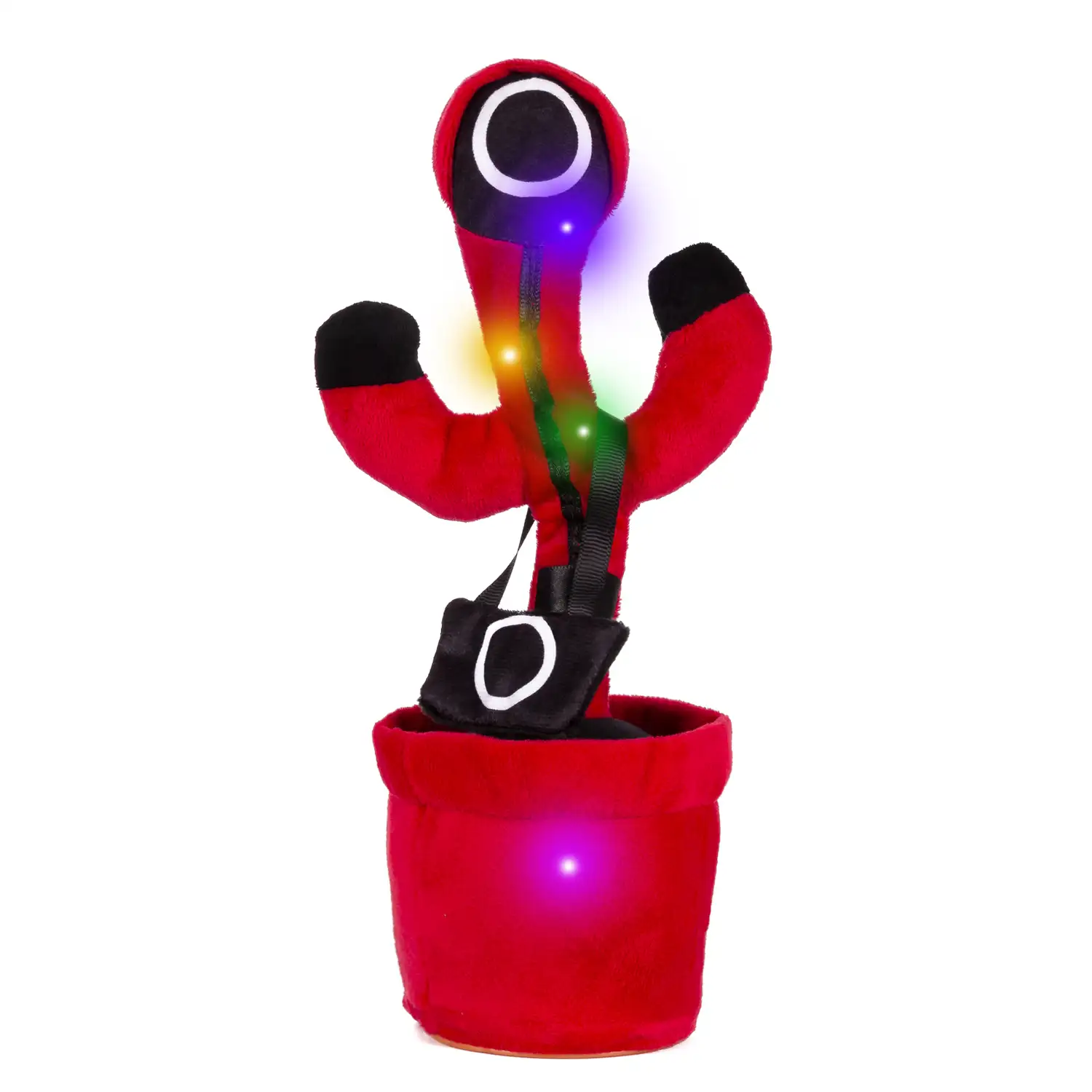 Squid Dancing peluche bailarín con luces led. Modo susto. Vigilante Círculo.
