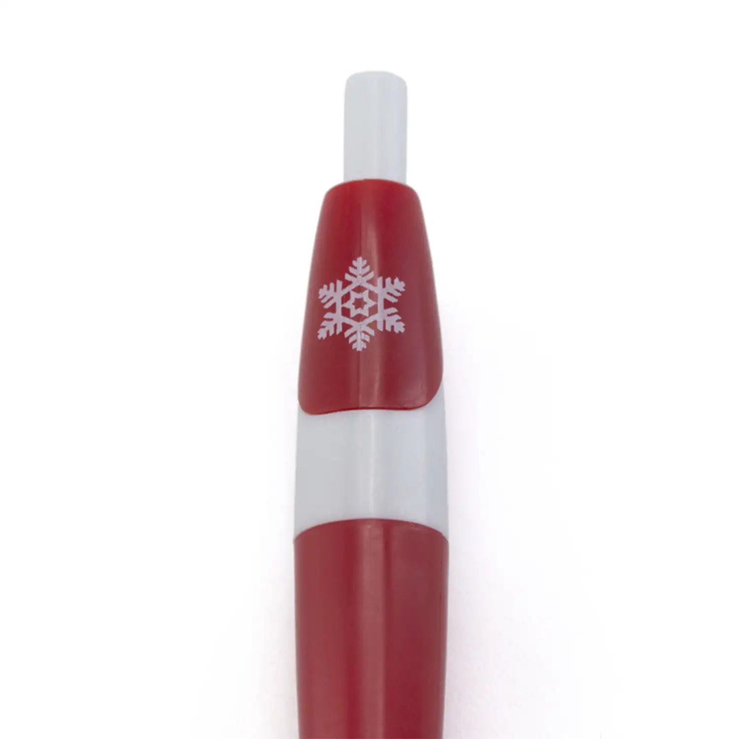 pack 10 Bolígrafos de mecanismo pulsador de diseño bicolor navideño.