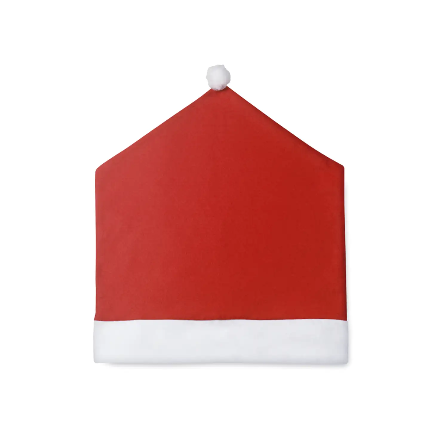 Funda para silla con diseño en forma de gorro de Papá Noel.