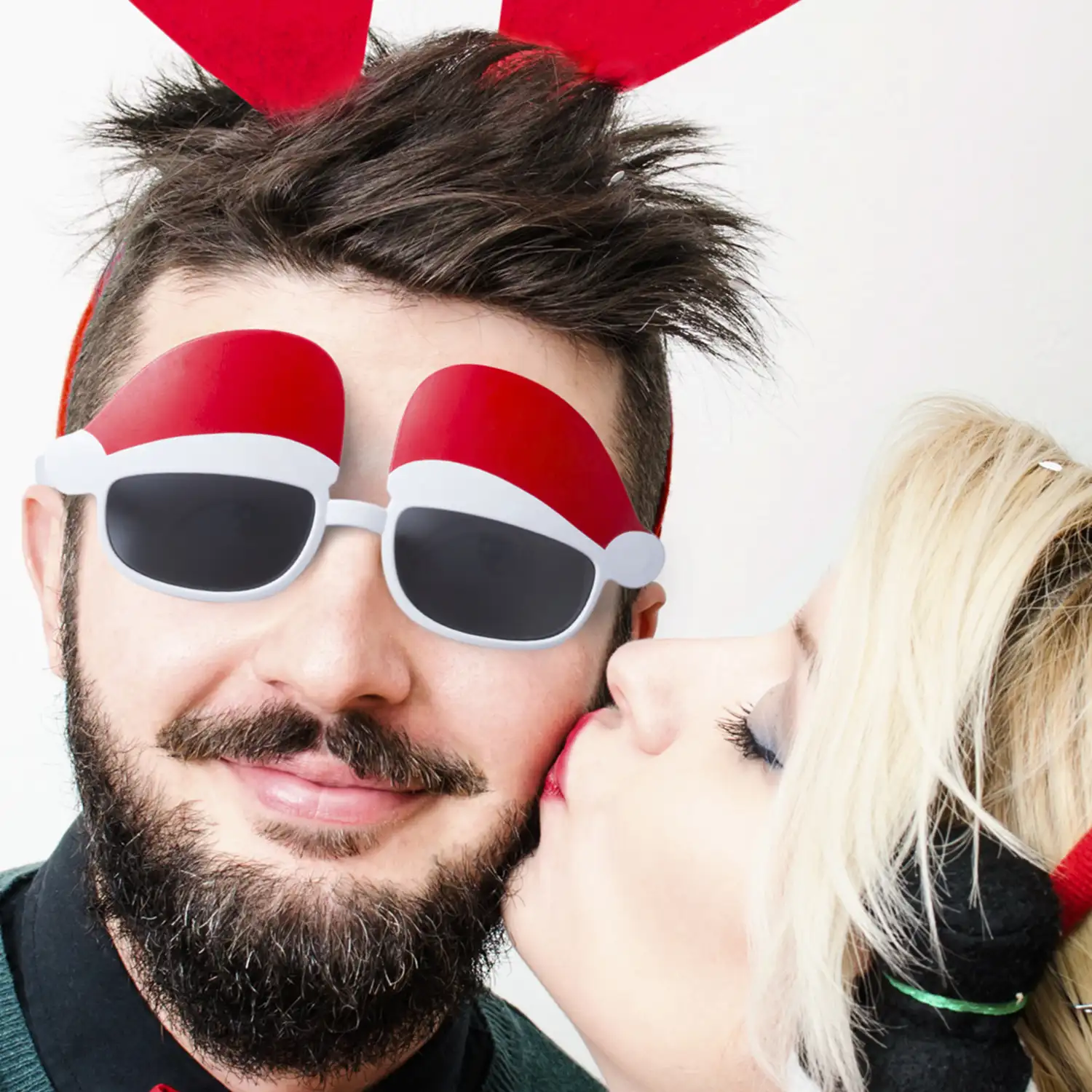 HUNTIX Originales gafas con protección UV400 y diseño Papá Noel.