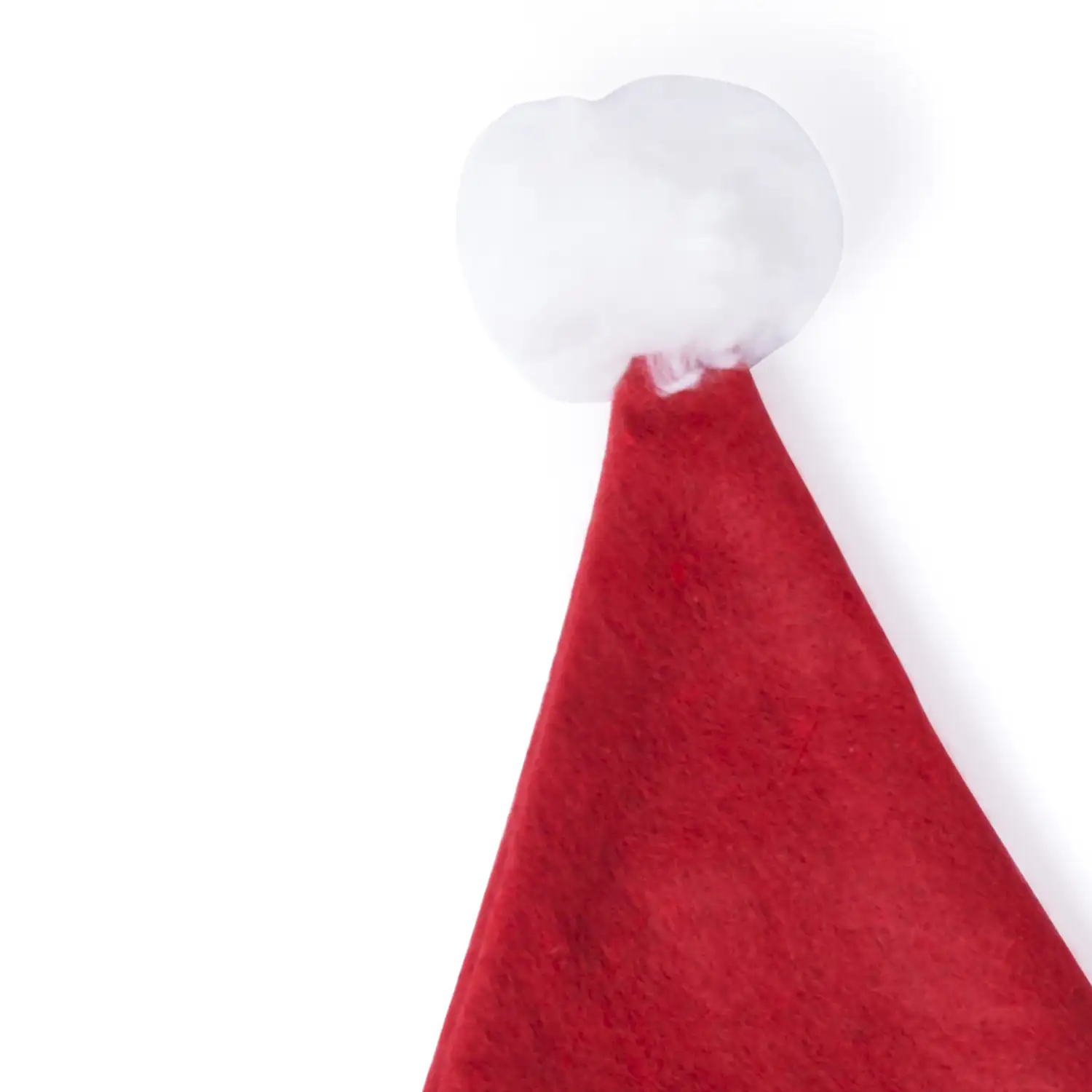 RUPLER Gorro de Papá Noel para niño. Tira frontal para decorar, incluye 5 ceras.