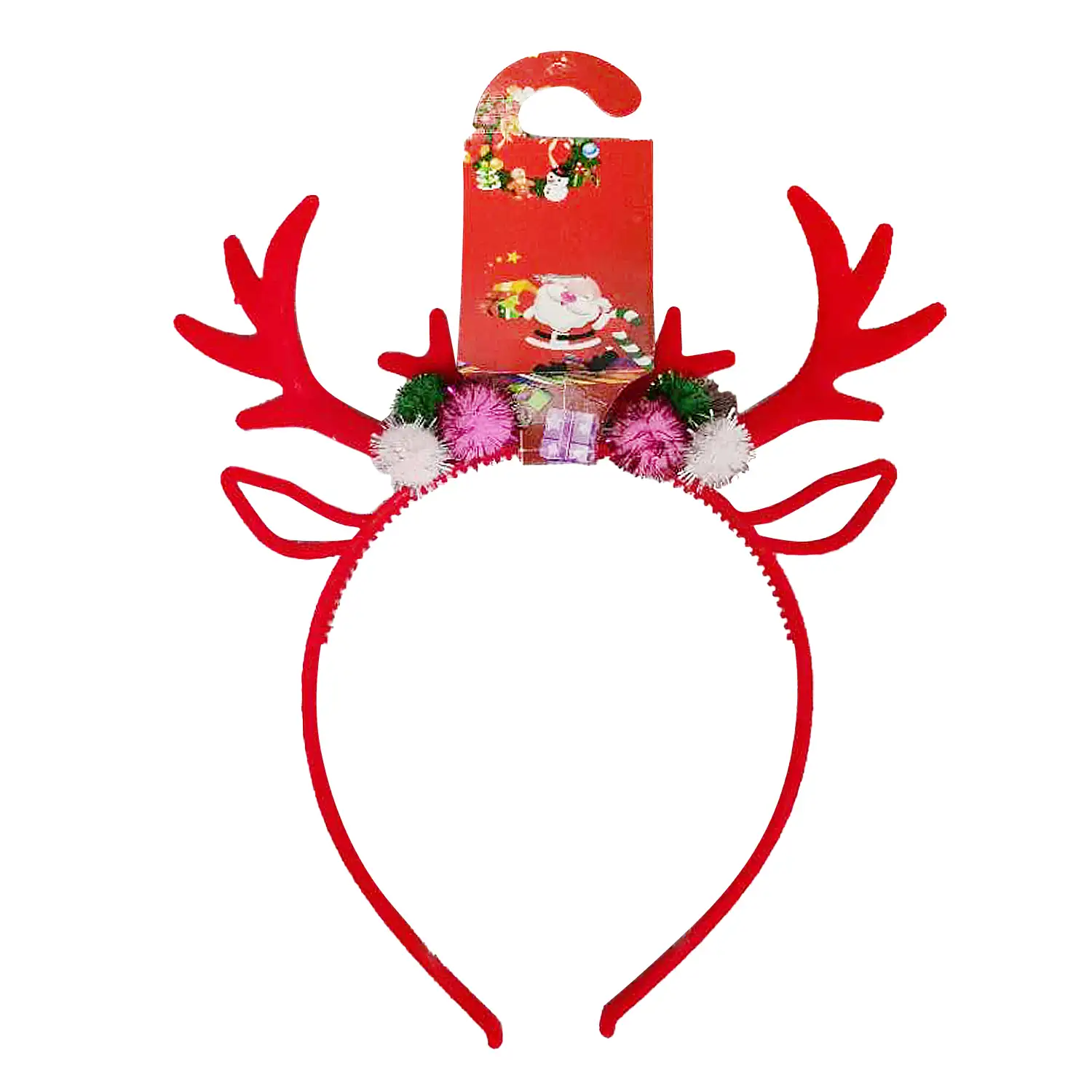 Diadema con diseño navideño.