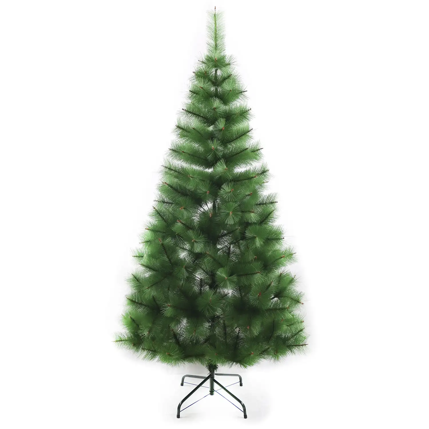 ARBOL NAVIDAD VERDE LISO 210CM