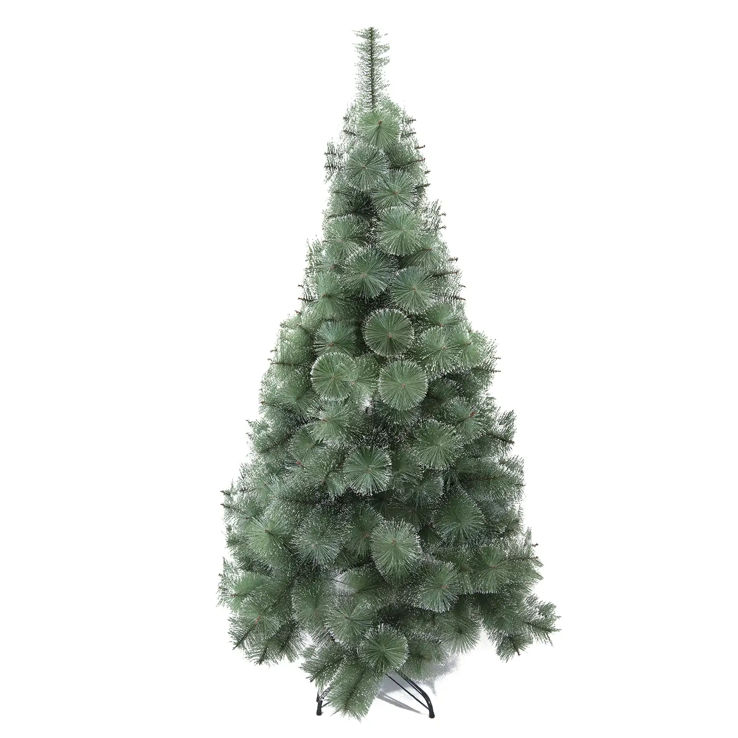 ARBOL NATURAL VERDE  FRONDOSO C/NIEVE 210CM