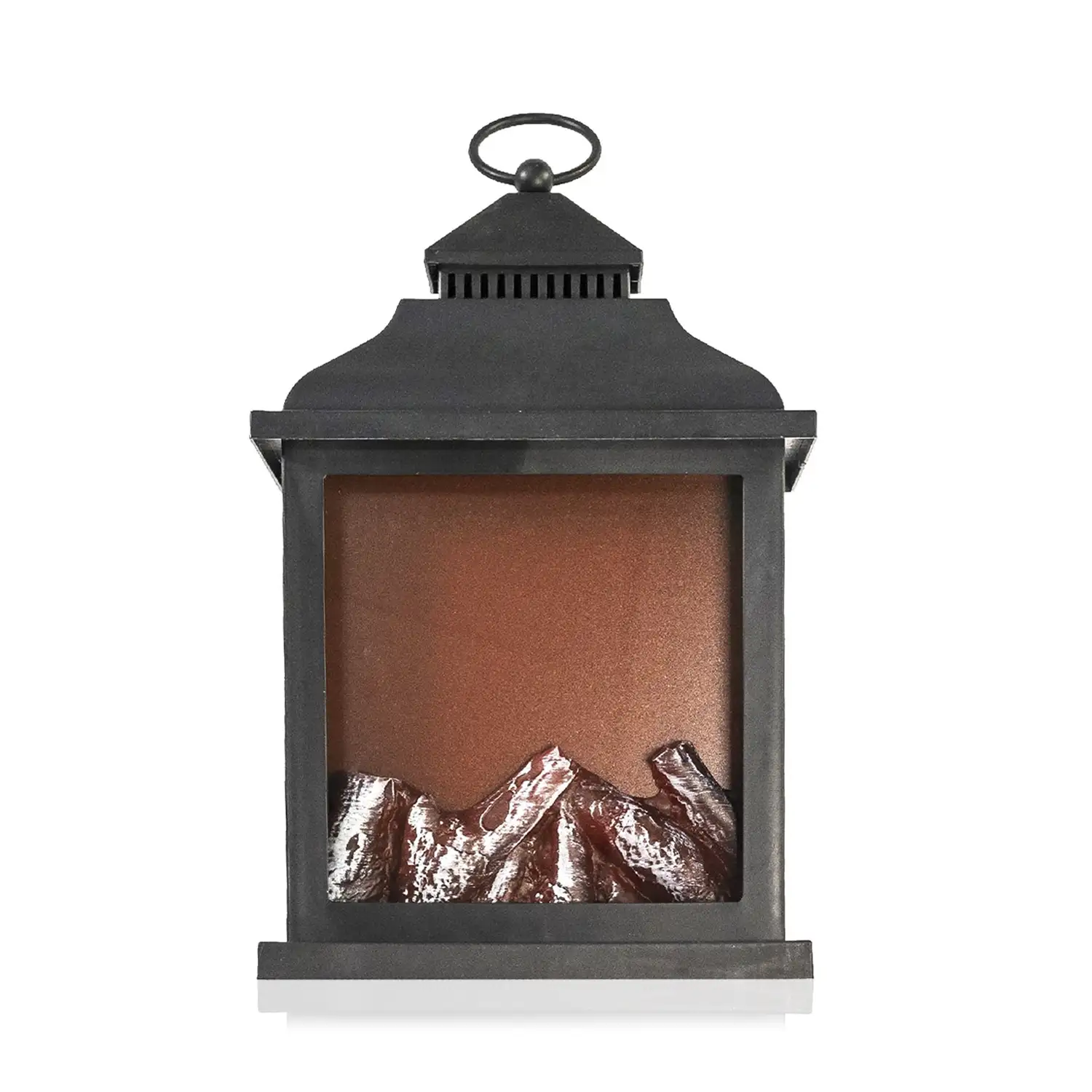 LINTERNA LED DE PLÁSTICO CON EFECTO CHIMENEA 20.0*12.0*30.0CM