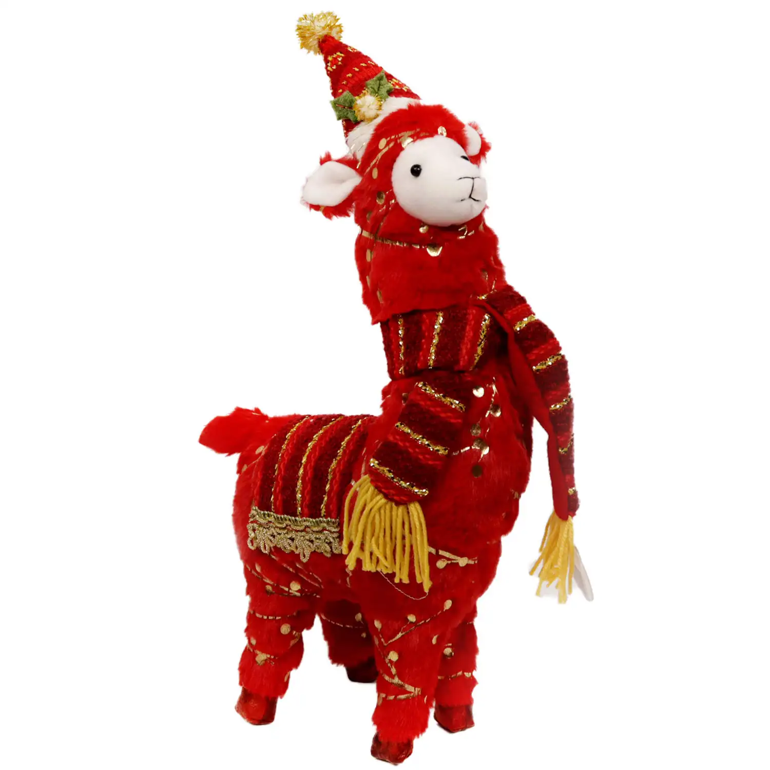 Muñeco alpaca navideño 33CM
