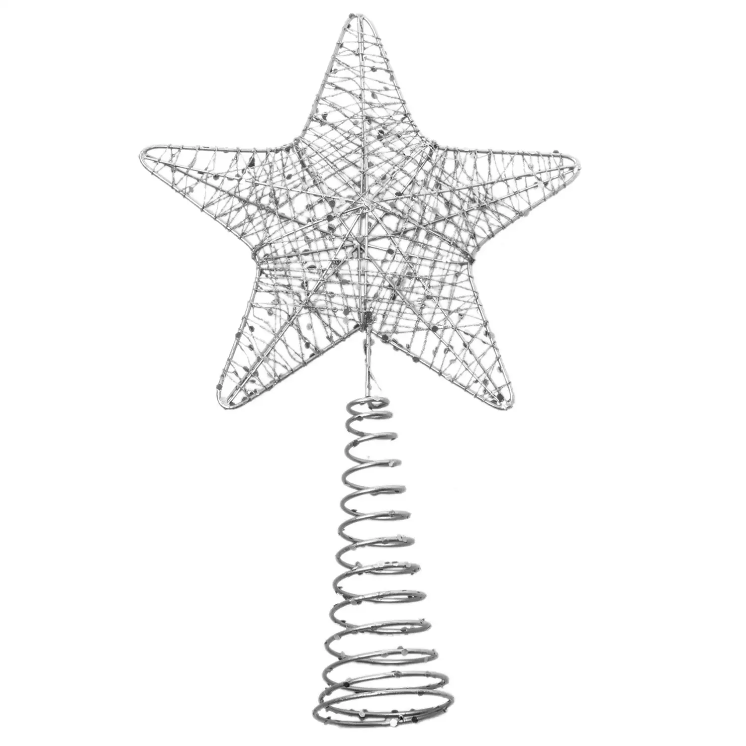 Topper diseño navideño estrella 30cms. Color aleatorio.