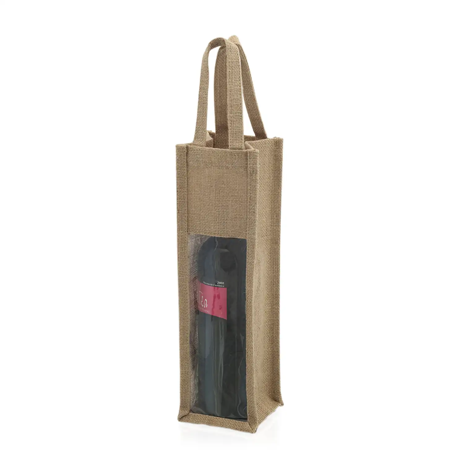 Holden, bolsa de yute laminado para botella de vino de 75cl.