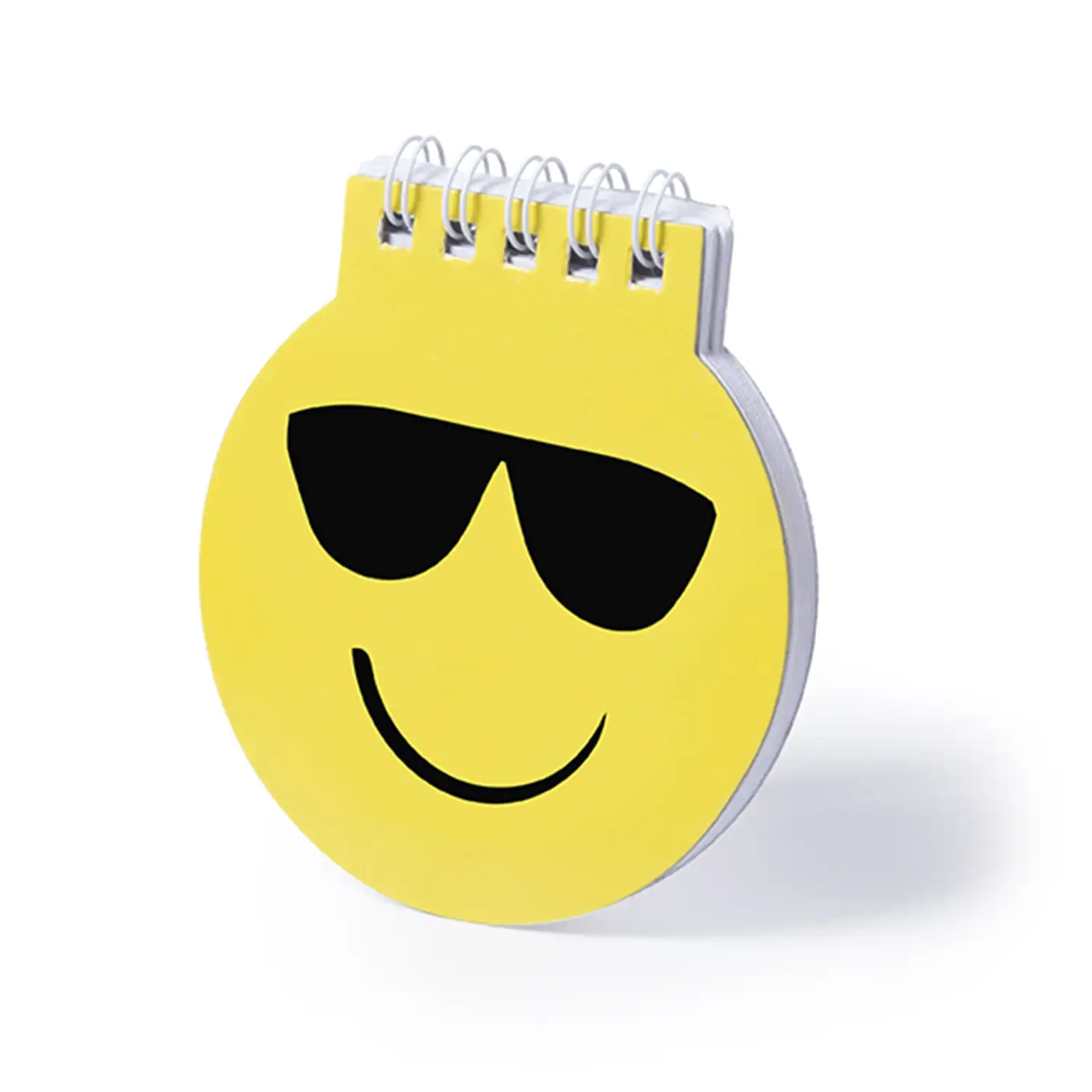 Winlon, libreta diseño emoji con gafas de sol. 40 hojas lisas.