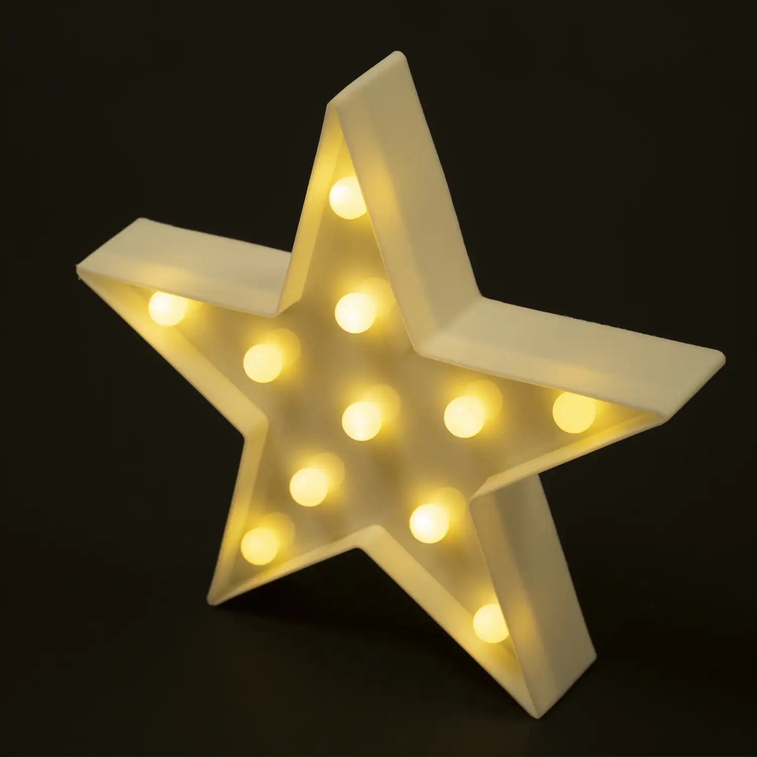 Lámpara decorativa diseño Estrella, con luces LED.
