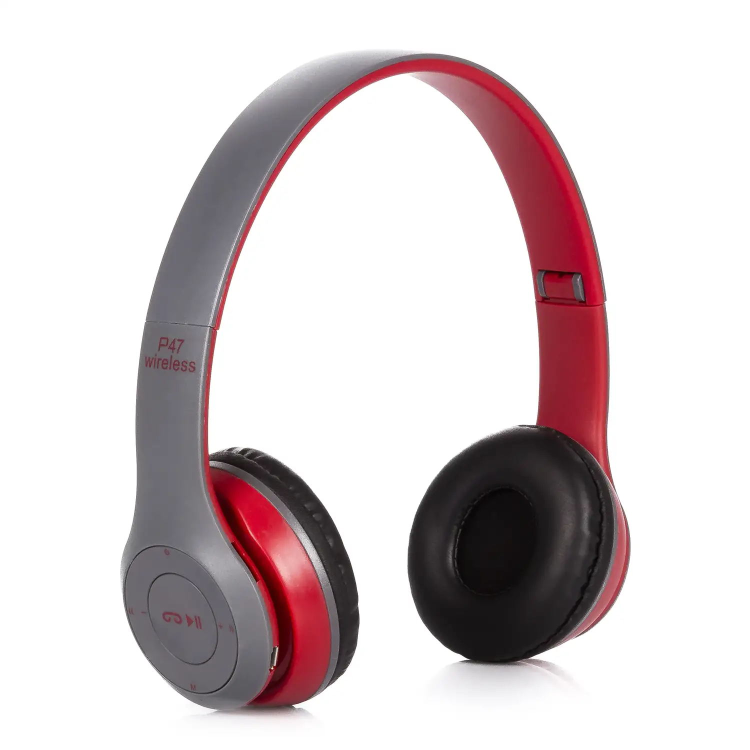 Cascos auriculares P47 Bluetooth 5.0 +EDR con radio FM incorporada y lector de Micro SD.