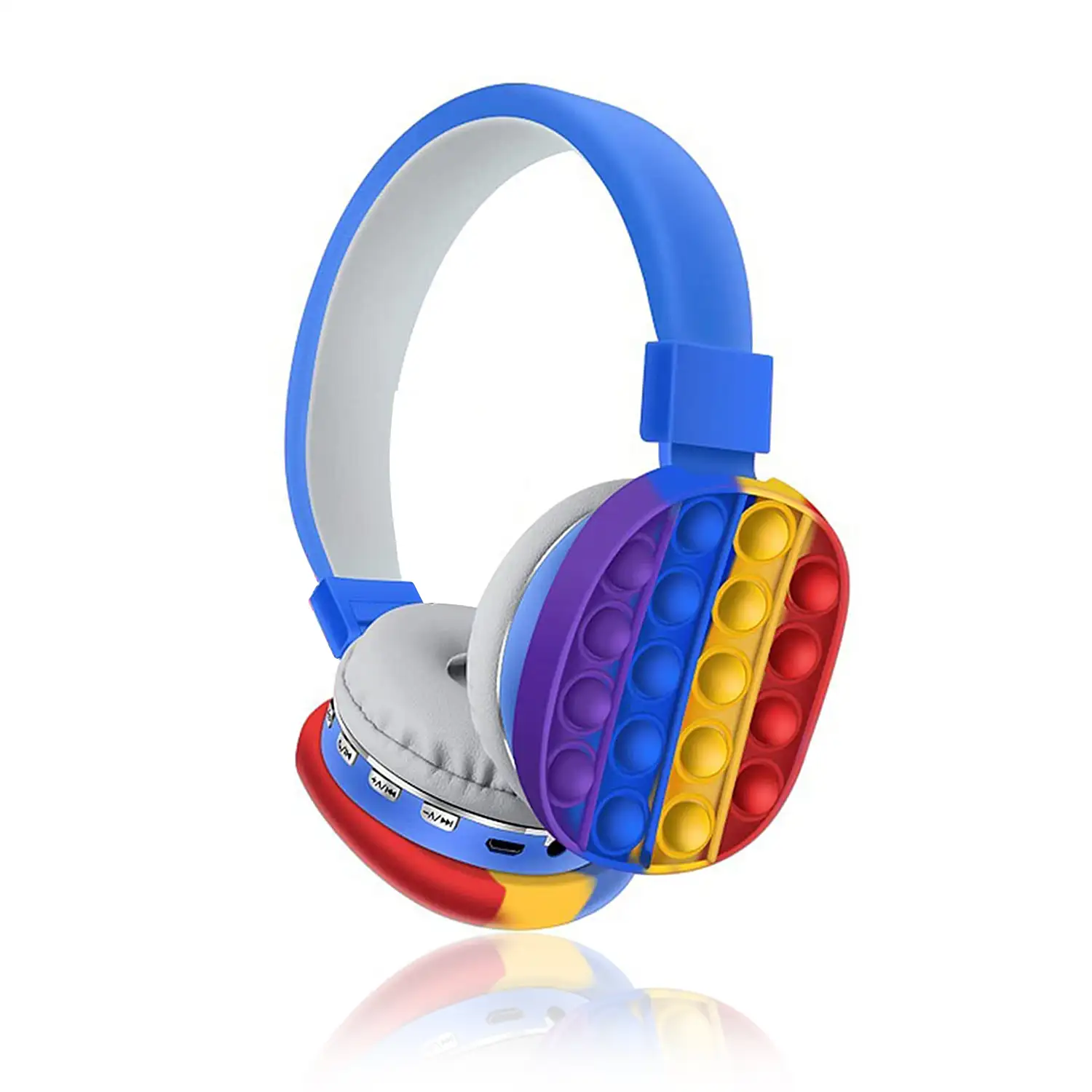 Cascos auriculares P47 Bluetooth 5.0 +EDR con radio FM incorporada y lector  de Micro SD.