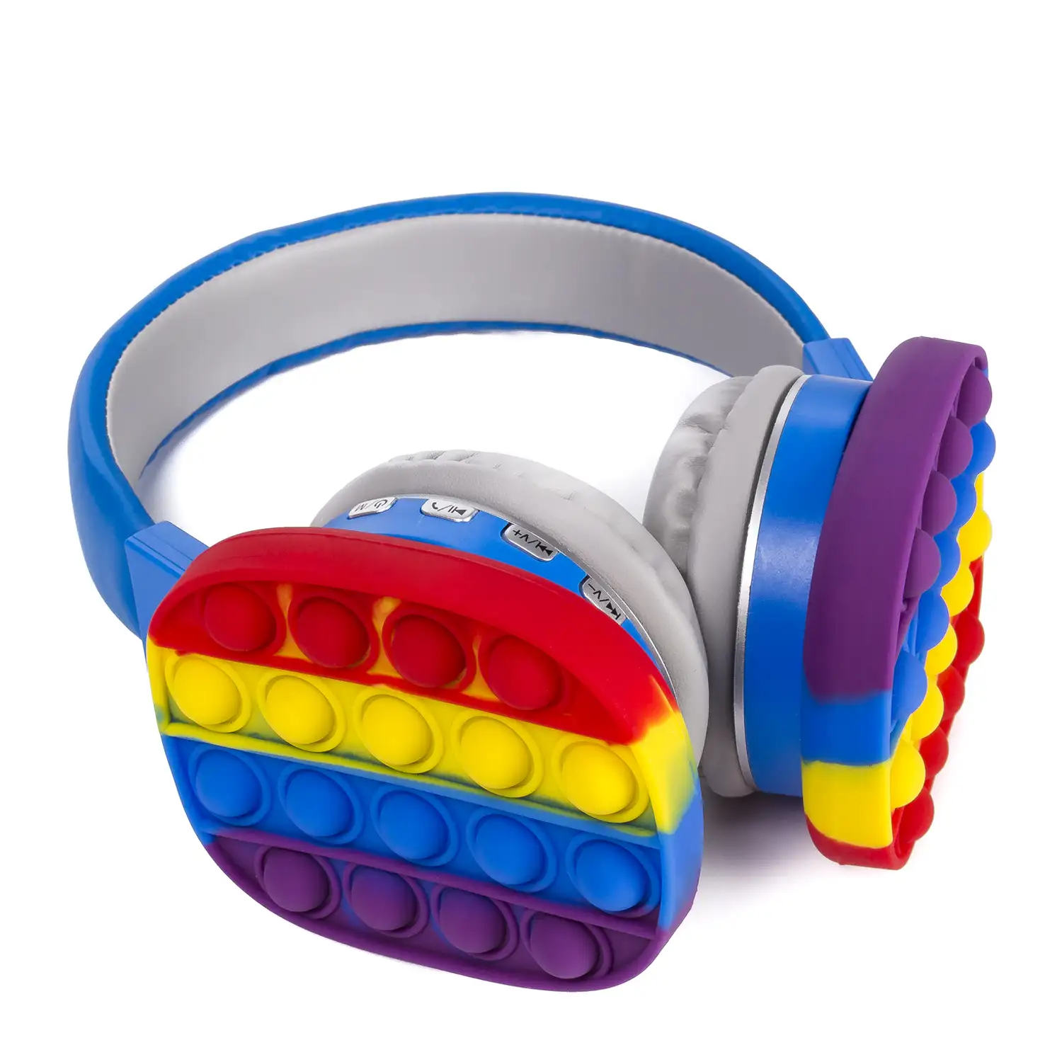 Cascos auriculares AH806 Bubble Pop It. Bluetooth 5.2, radio FM, lector de tarjetas Micro SD.