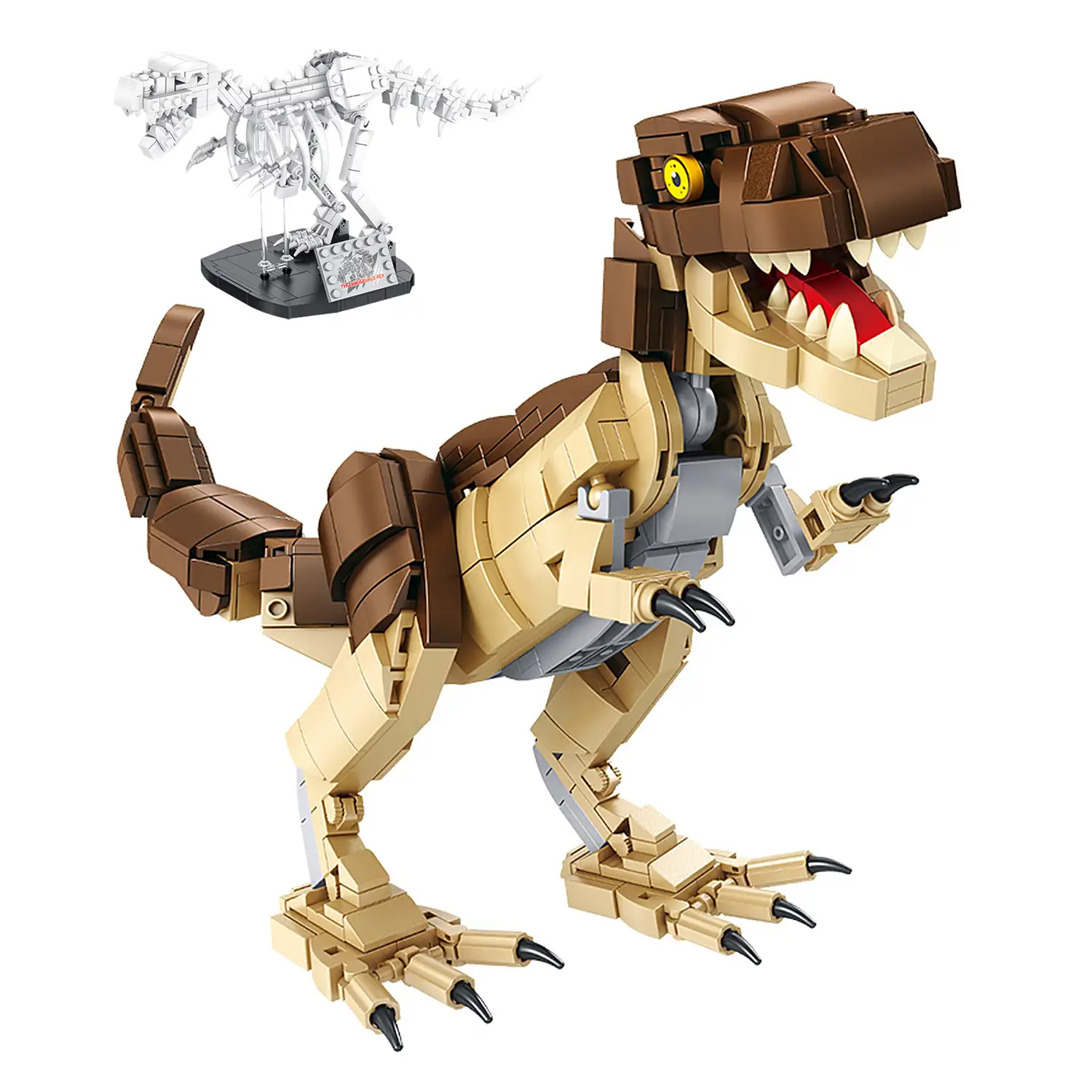 Tyrannosaurus Rex y fósil 906 piezas
