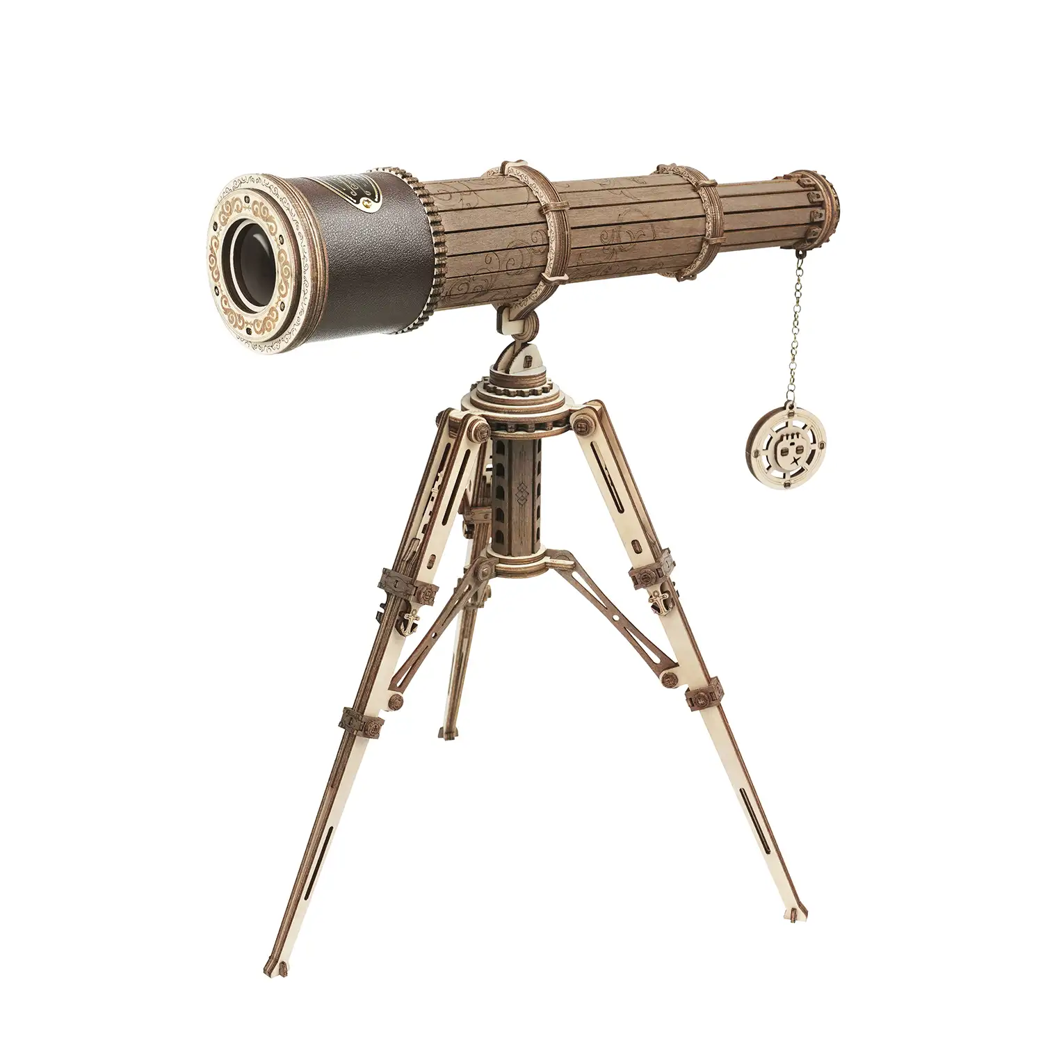 Telescopio monocular clásico con trípode, 314 piezas