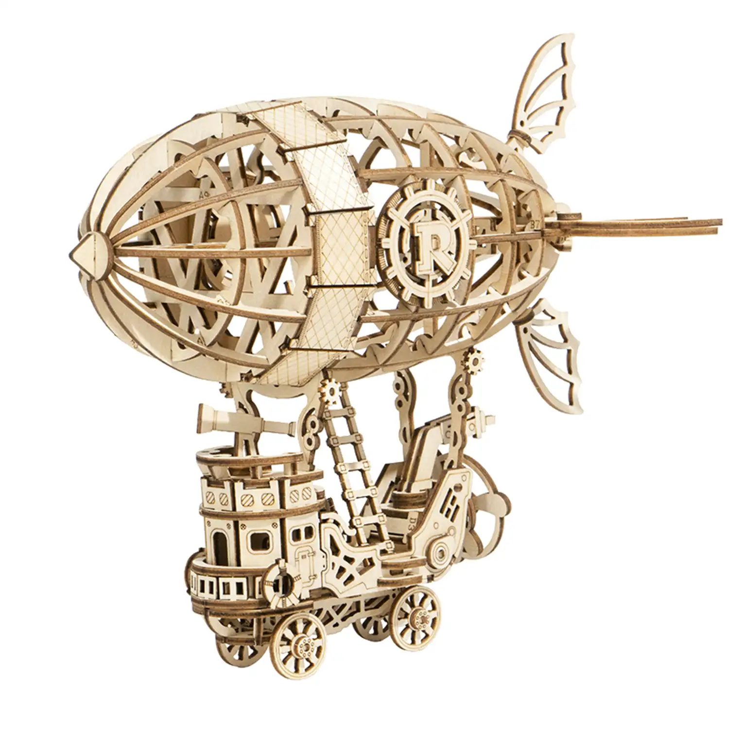 Dirigible. Maqueta 3D realista con gran detalle, 176 piezas