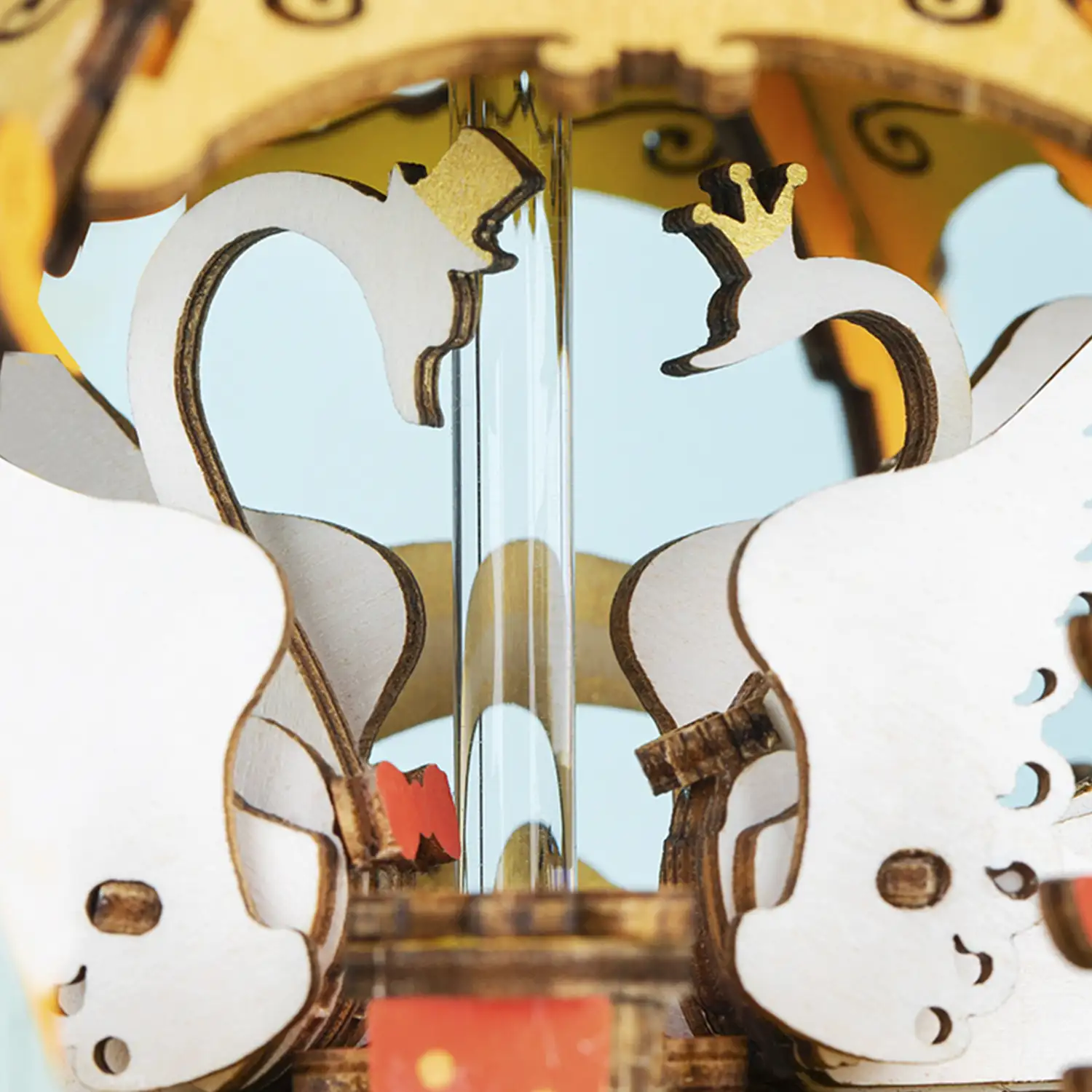 Caja de música Carro de calabaza. Maqueta 3D realista con gran detalle, 165 piezas
