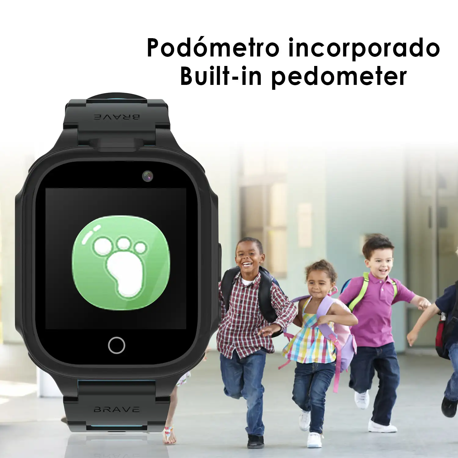 Smartwatch infantil S23 gaming watch, con 14 juegos, doble cámara de fotos y video.
